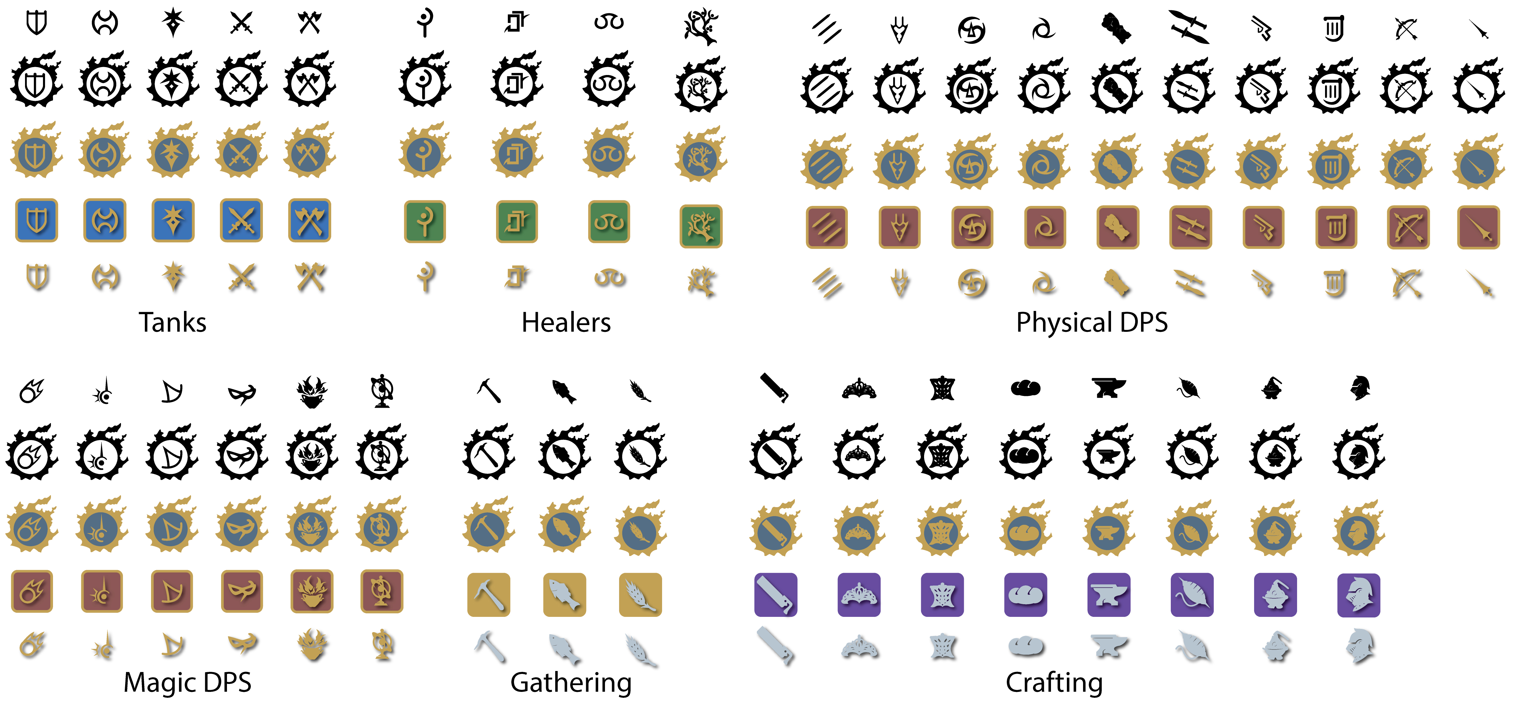 [UPDATE] Vector Icons r/ffxiv