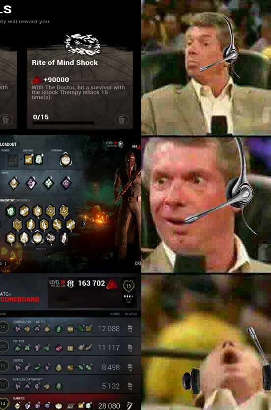 When Ranks reset and you get the perfect Daily Ritual on a Killer you