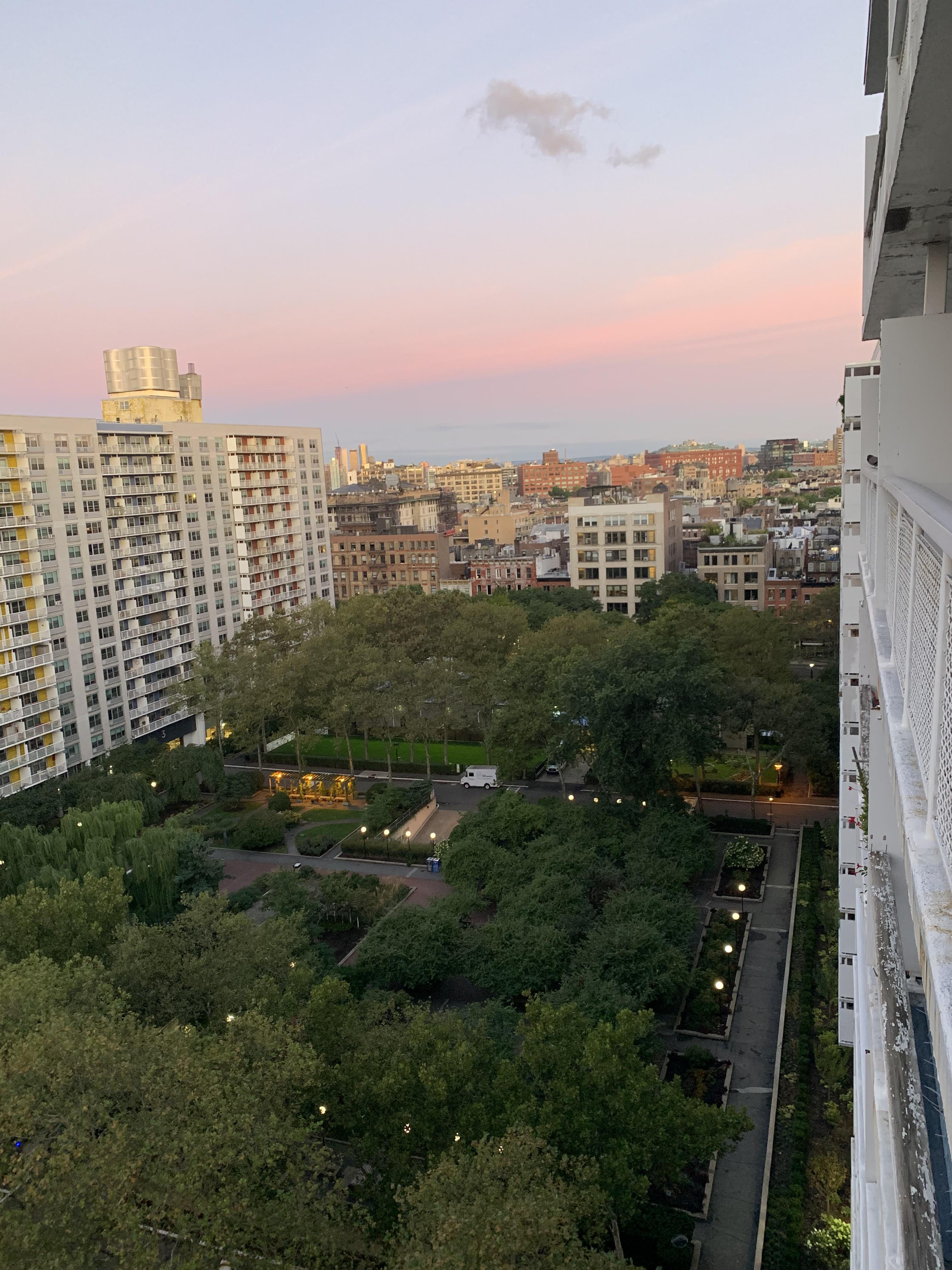 Morning inside Washington Square Village r/newyorkcity