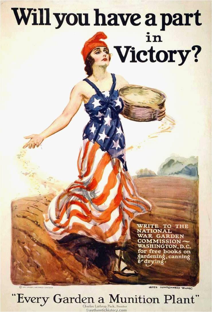 WW1 US Victory Garden Poster (Dated 191718) r/PropagandaPosters