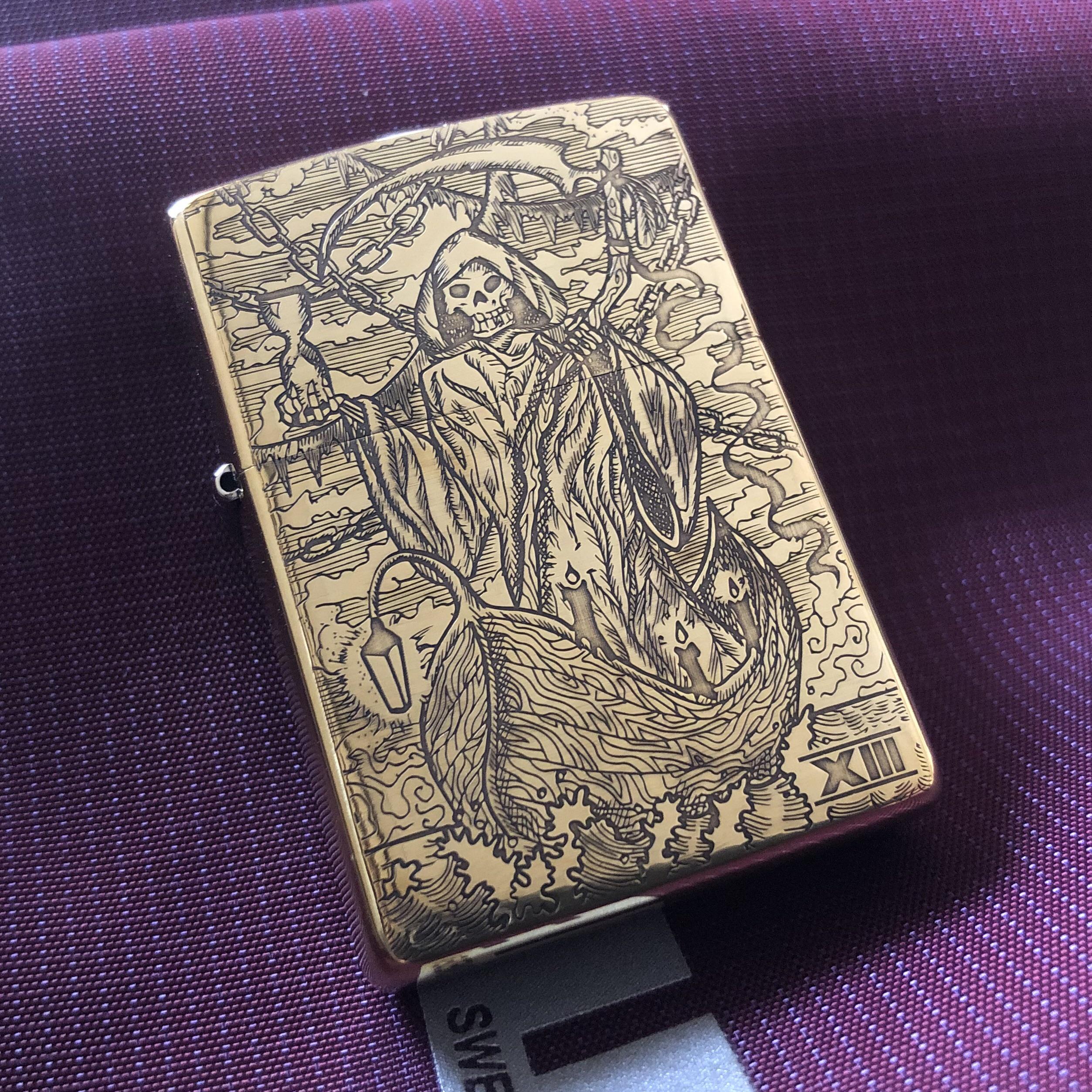 Laser engraving, custom illustration. Now I can’t wait for it to