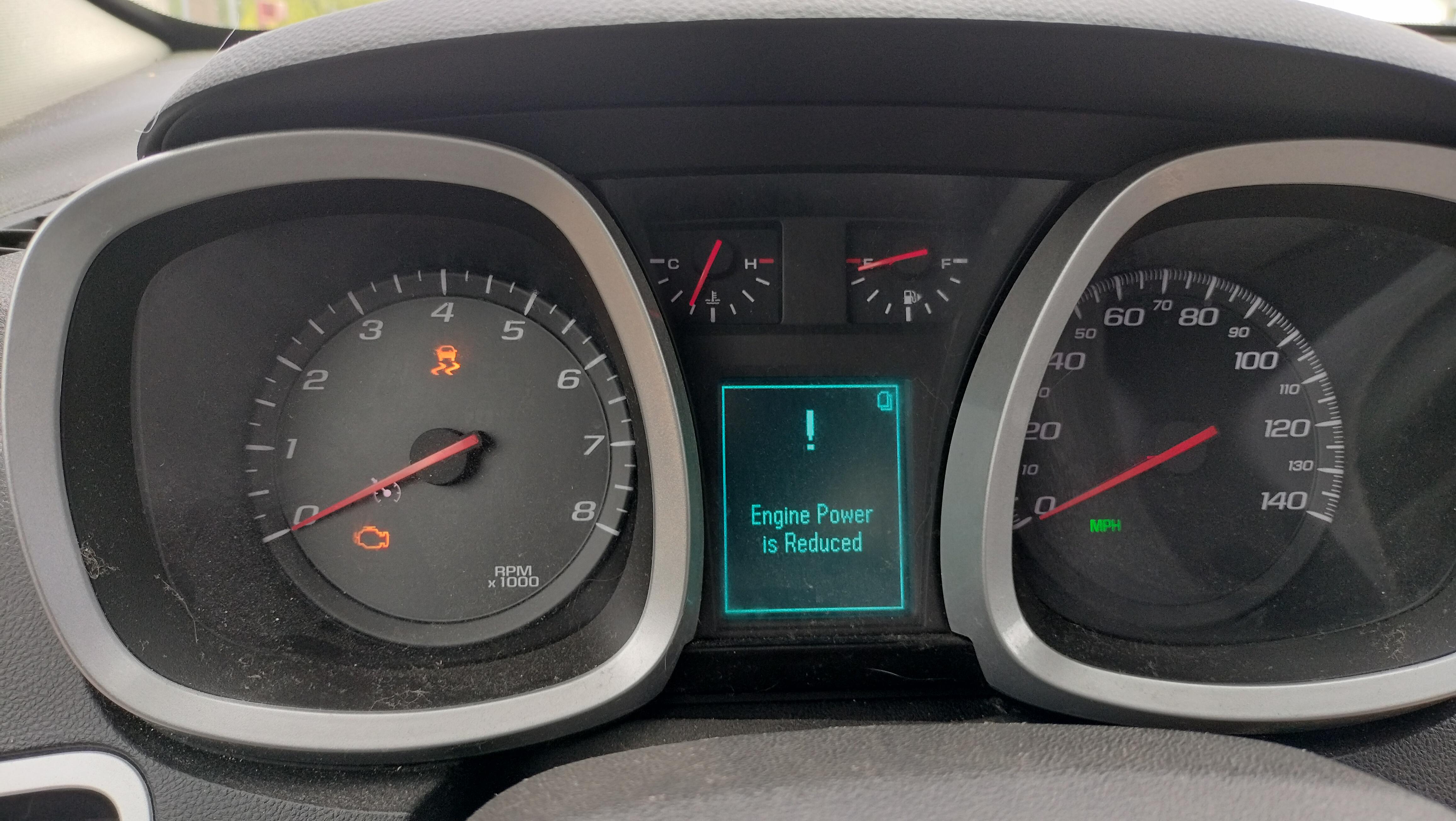 Anyone know how to get engine power back? Chevy Equinox Lt wont pass