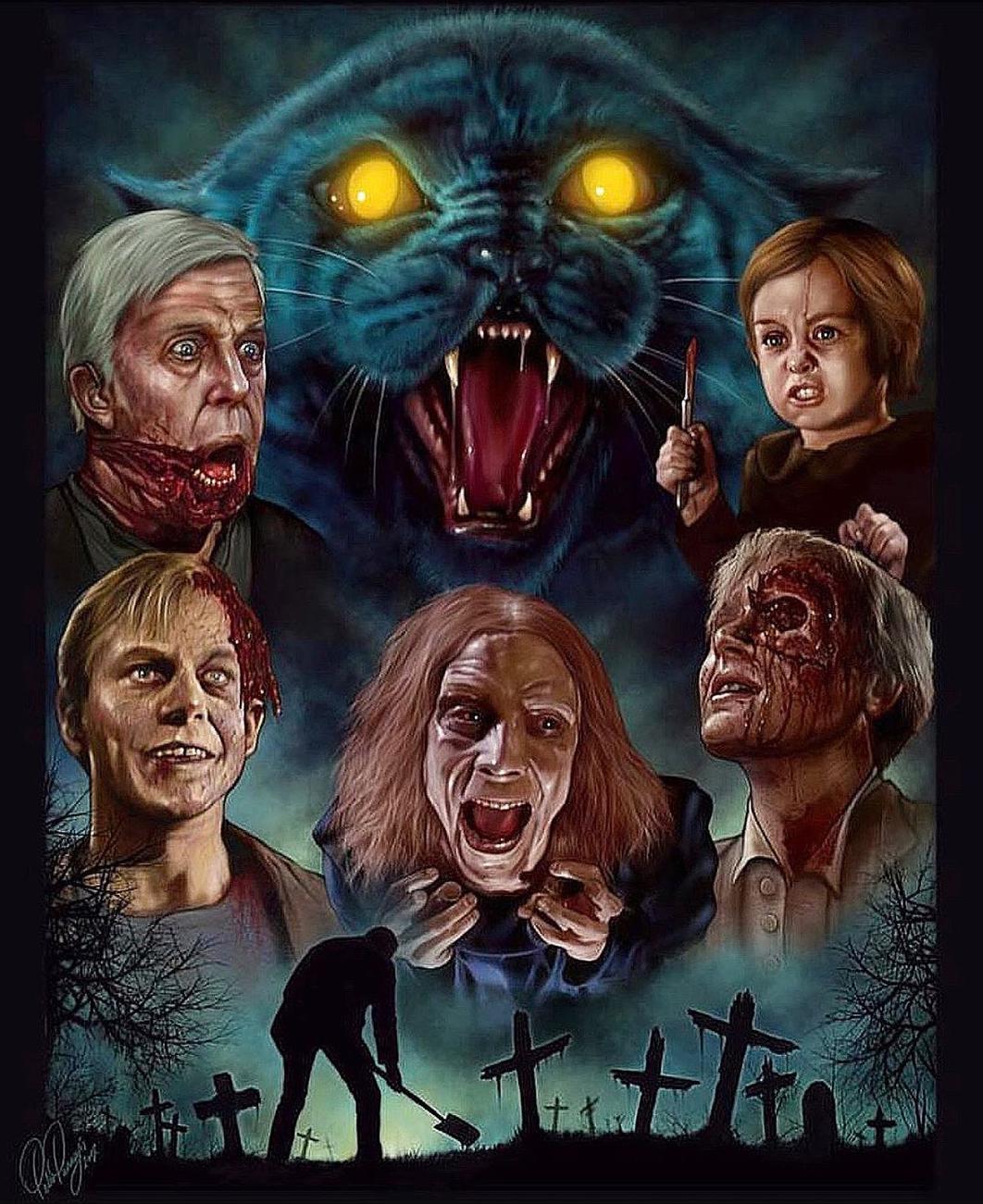 Pet Sematary (1989) Artwork SatansLair