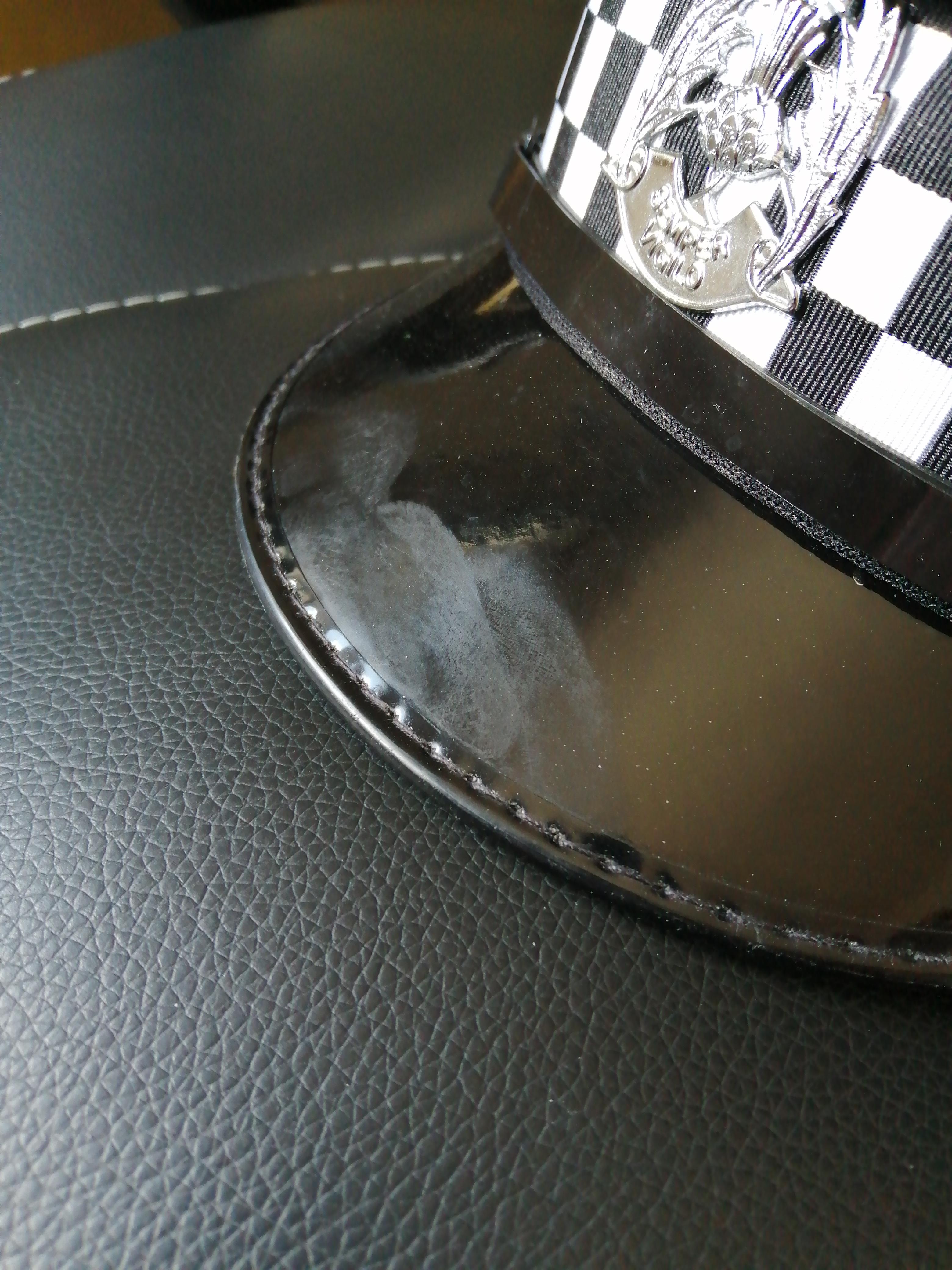 Any ideas on how to restore my peaked cap? r/policeuk