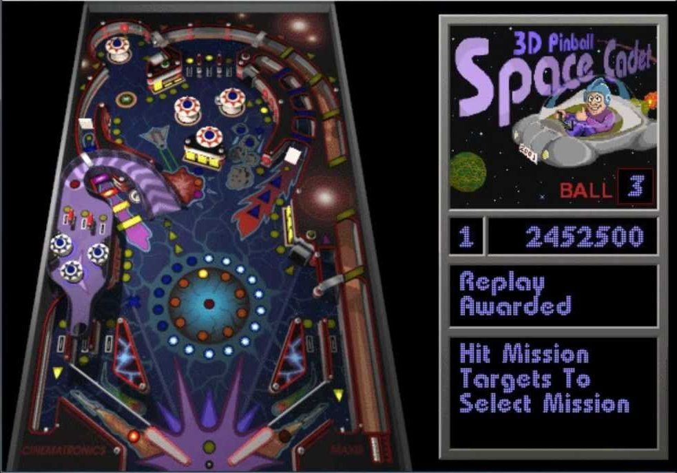 3D Pinball Space Cadet. One of the greatest offline games that I miss