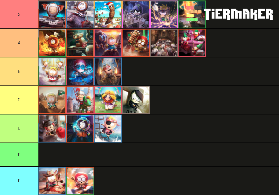 Phone Destroyer Tier List 2023 South Park Phone Destroyer Assassin's Tier List : R/Southparkphone