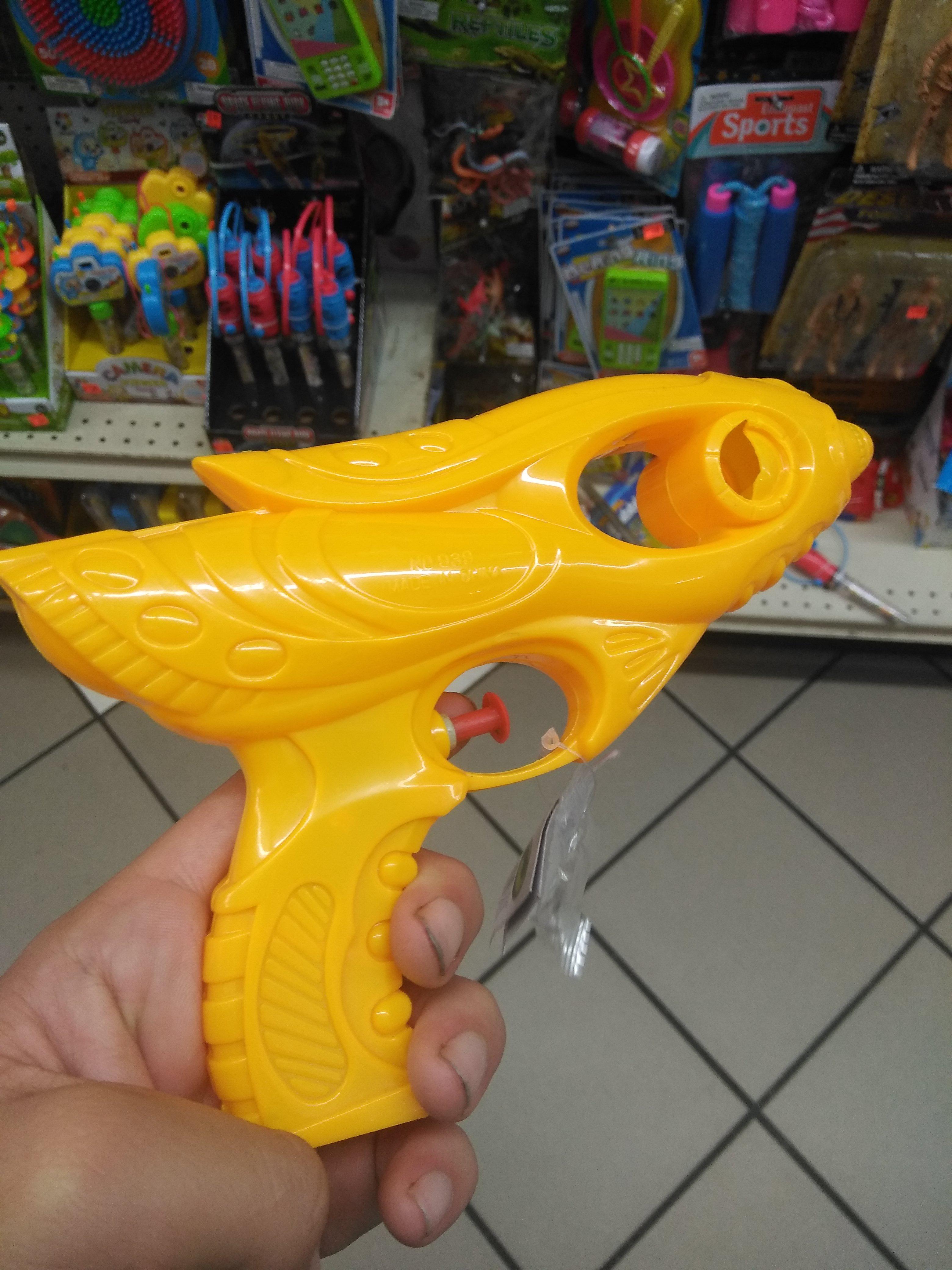 This water gun I found at the dollar store looks exactly like I think