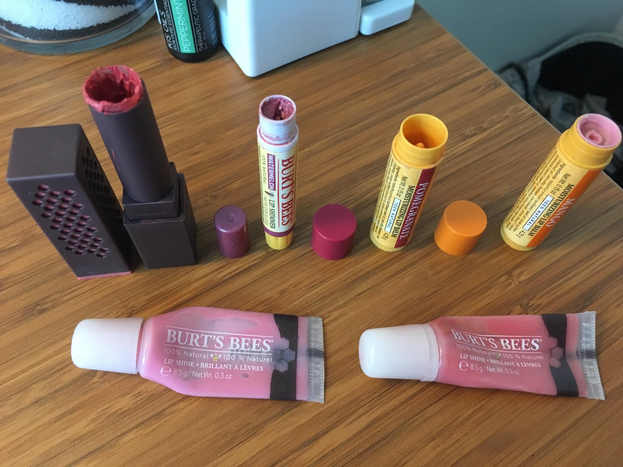 Various Burt’s Bees casualties from the last few months. r/PanPorn