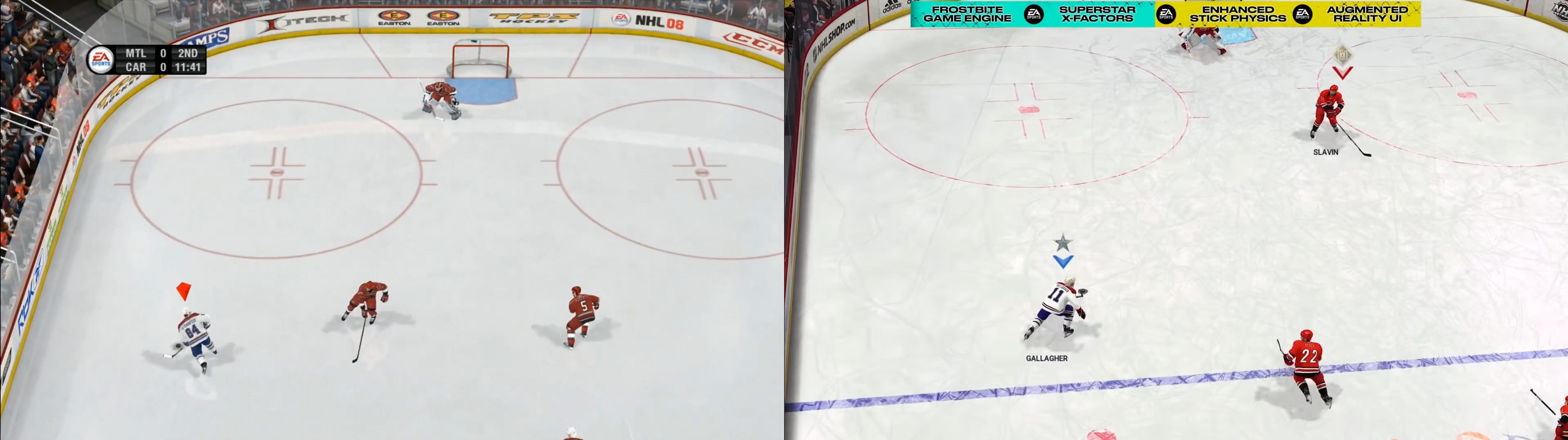 NHL 08 vs NHL 22 (Graphics Comparison) r/EA_NHL