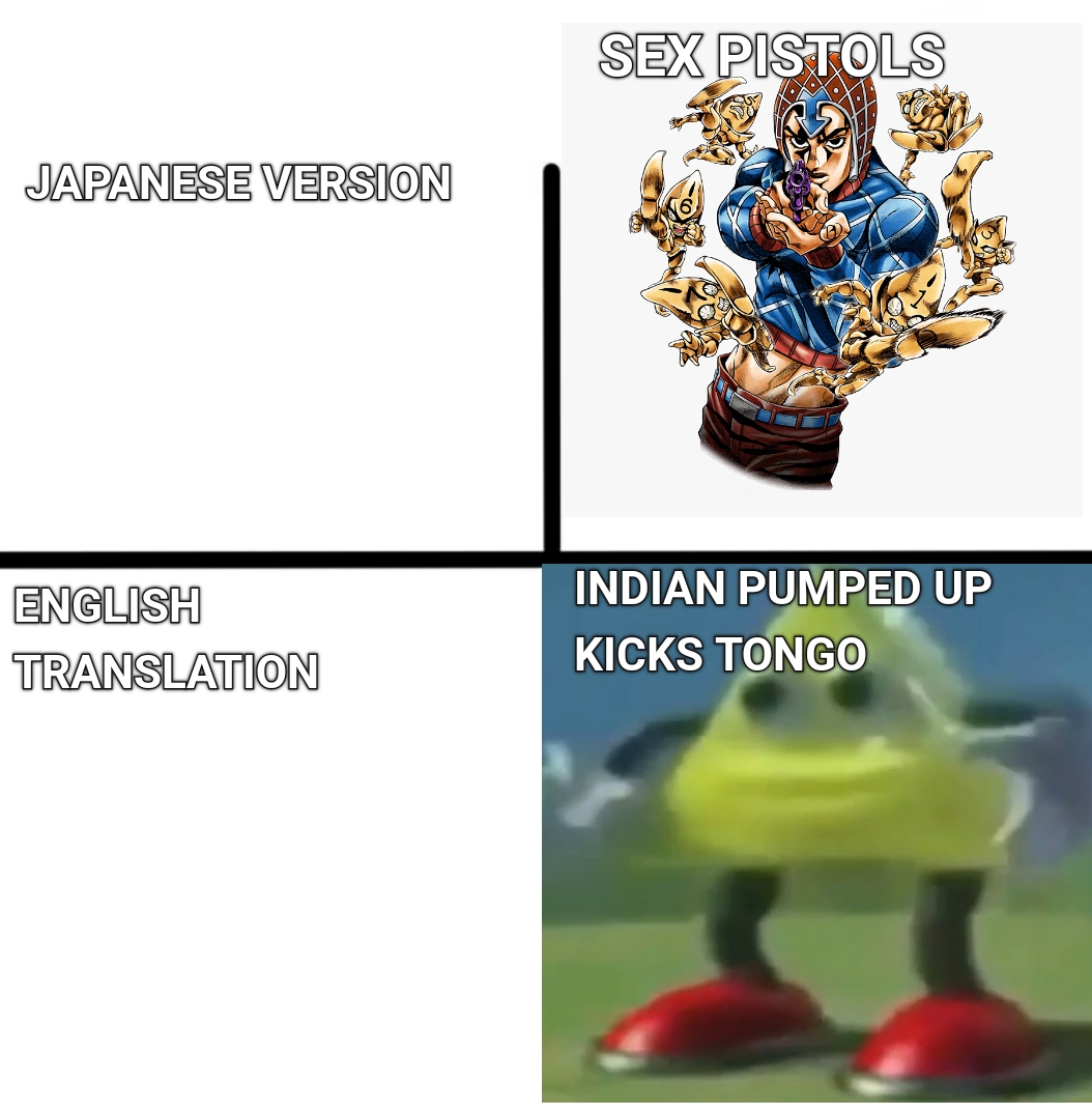 We all love english stand names r/ShitPostCrusaders