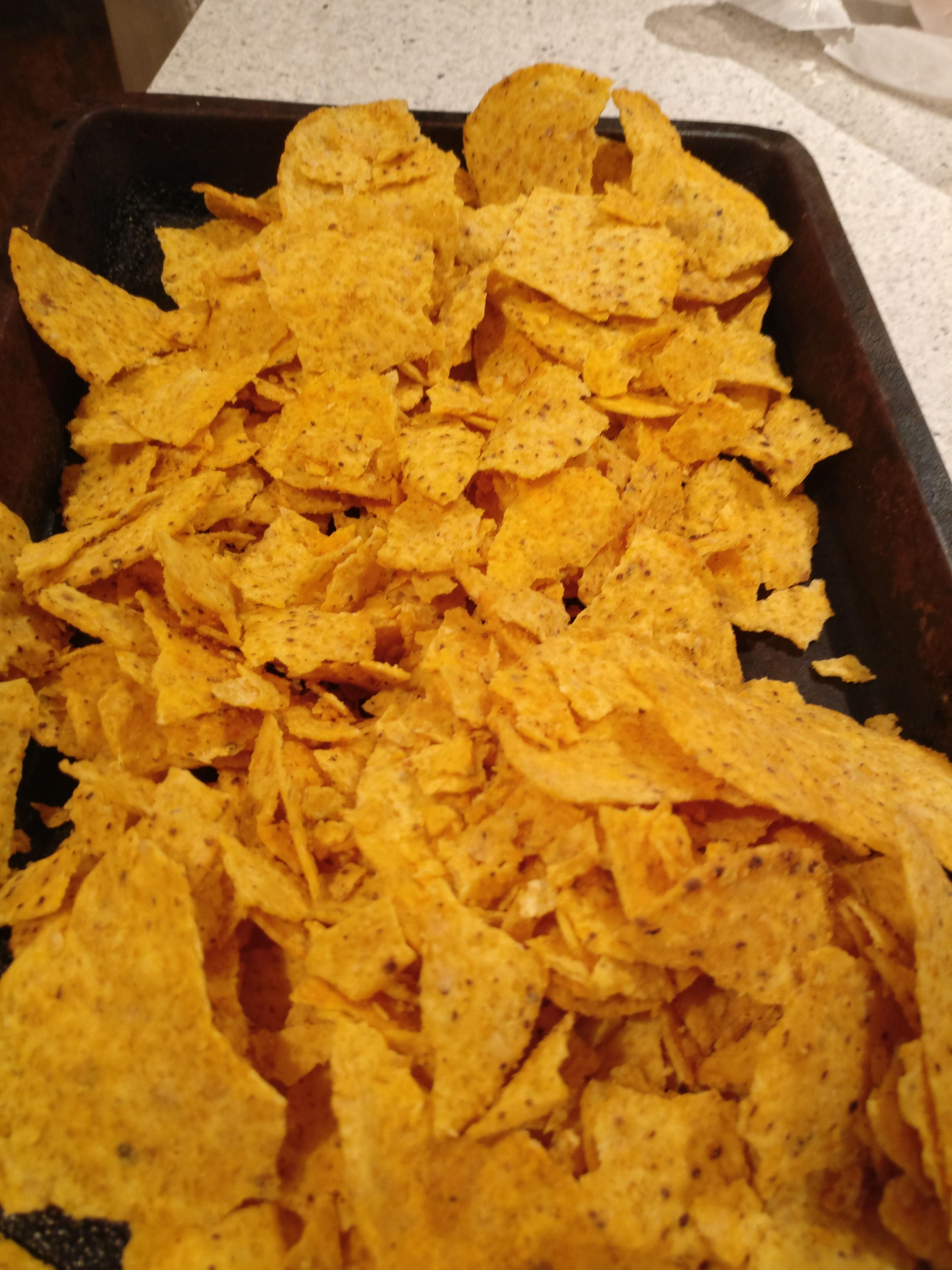 Mexicano corn chips boast "ideal for nachos". Here's the whole packet