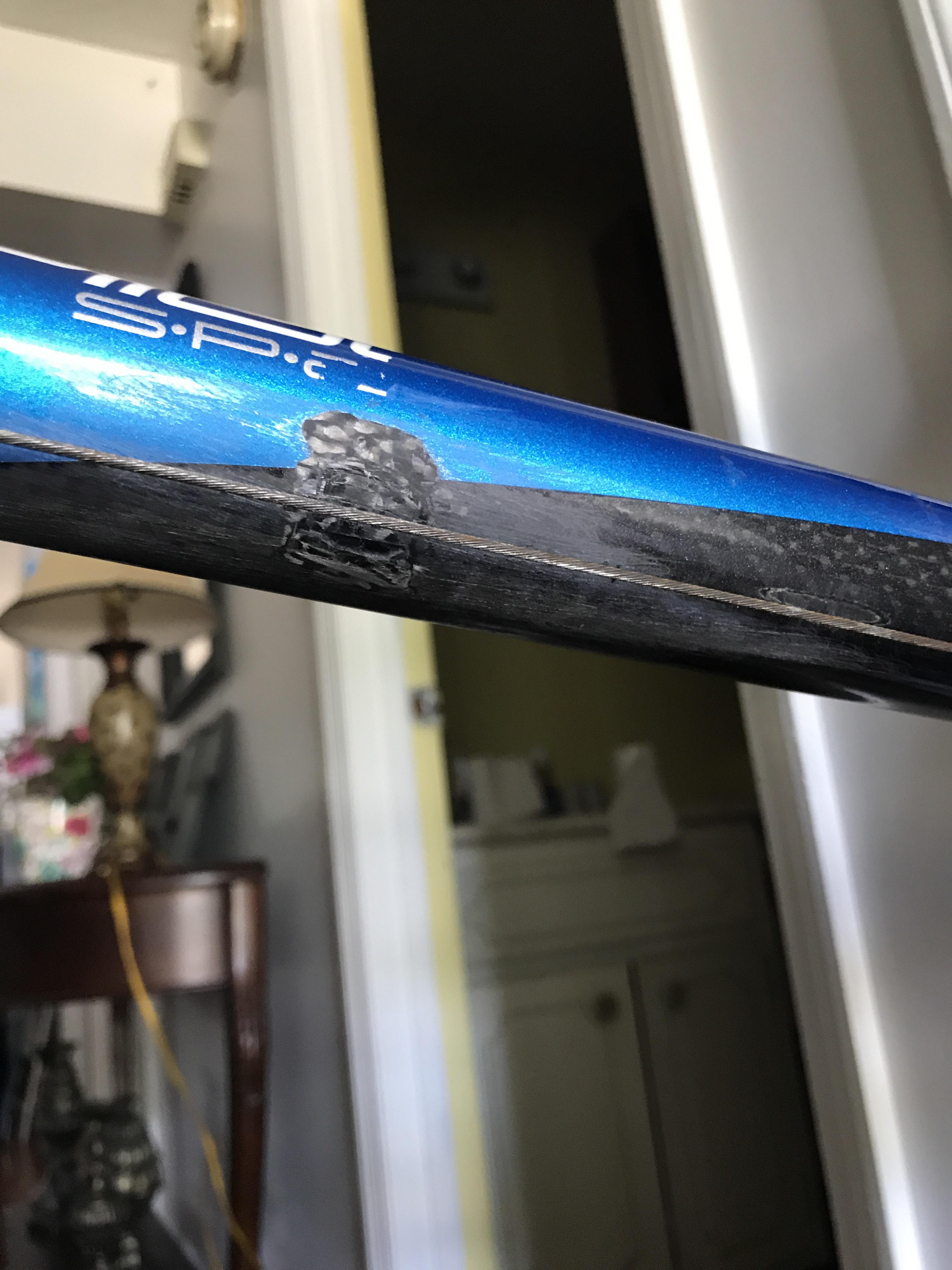 Cracked Carbon Top Tube. Safe to ride? r/bicycling