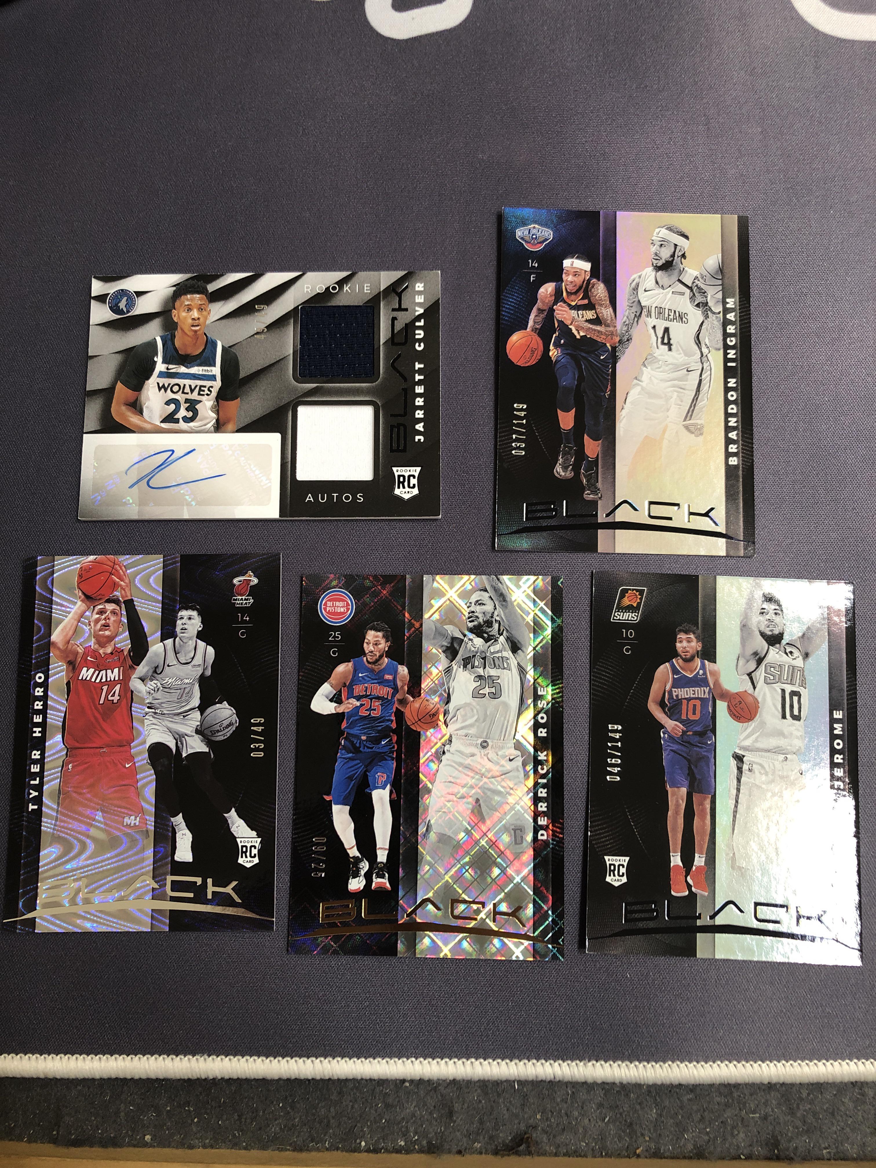 Decided to try out the new Panini Black Box. r/basketballcards