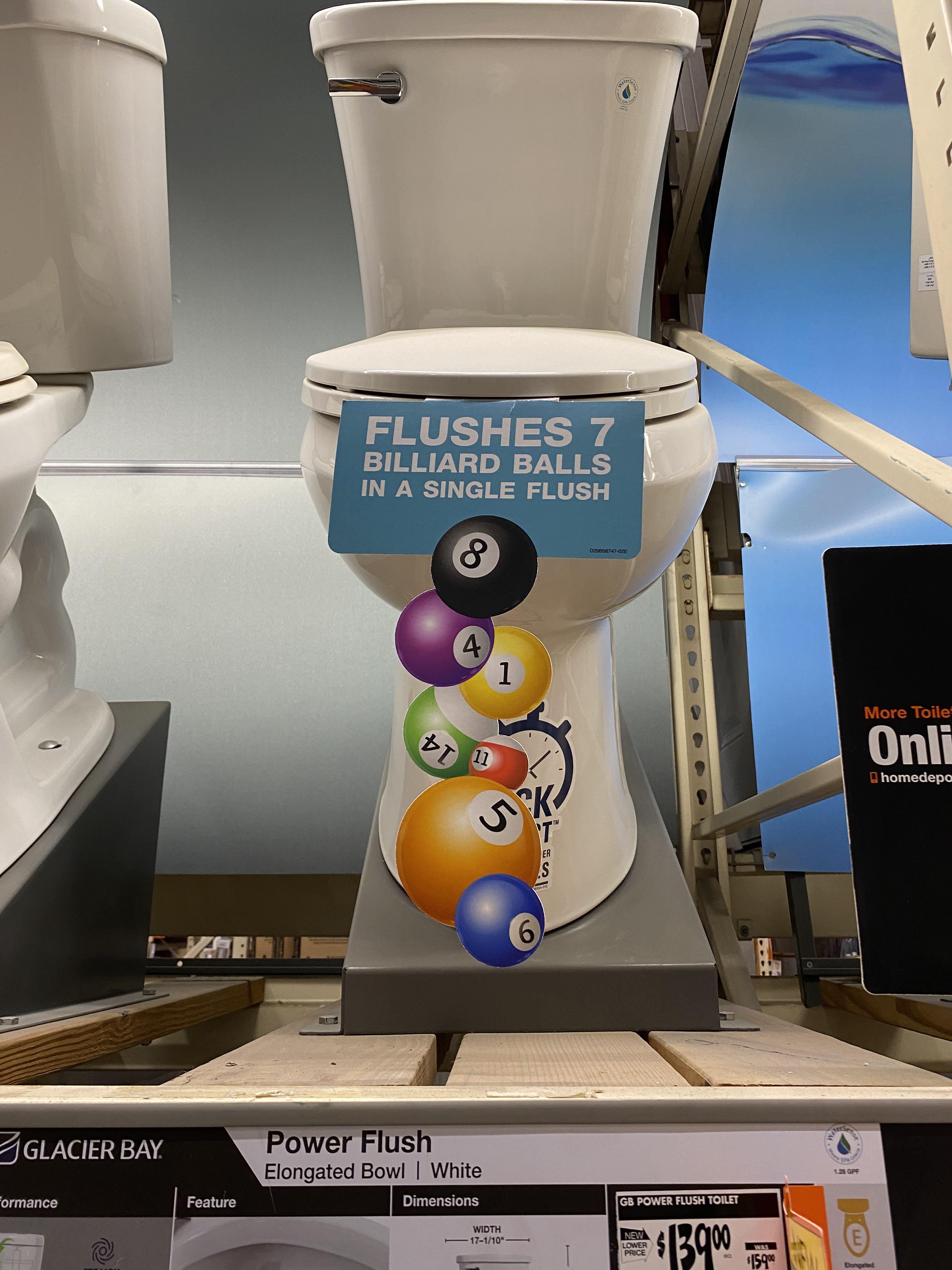 Went toilet shopping today and saw this. r/oddlyspecific