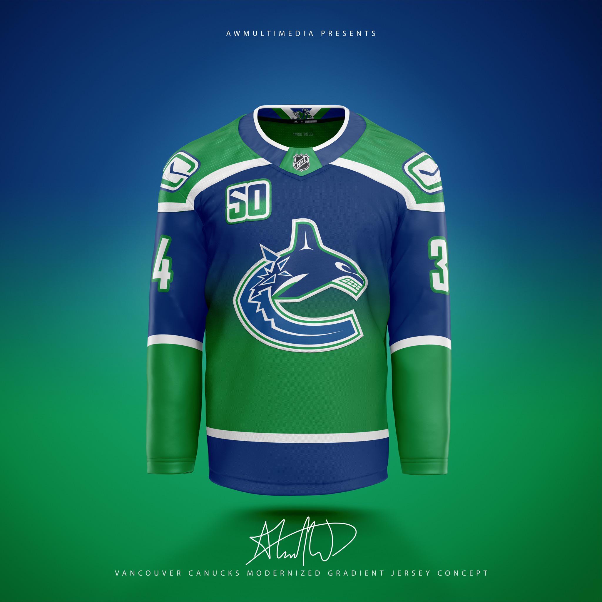 Wanted to revive the Vancouver gradient jersey with their current