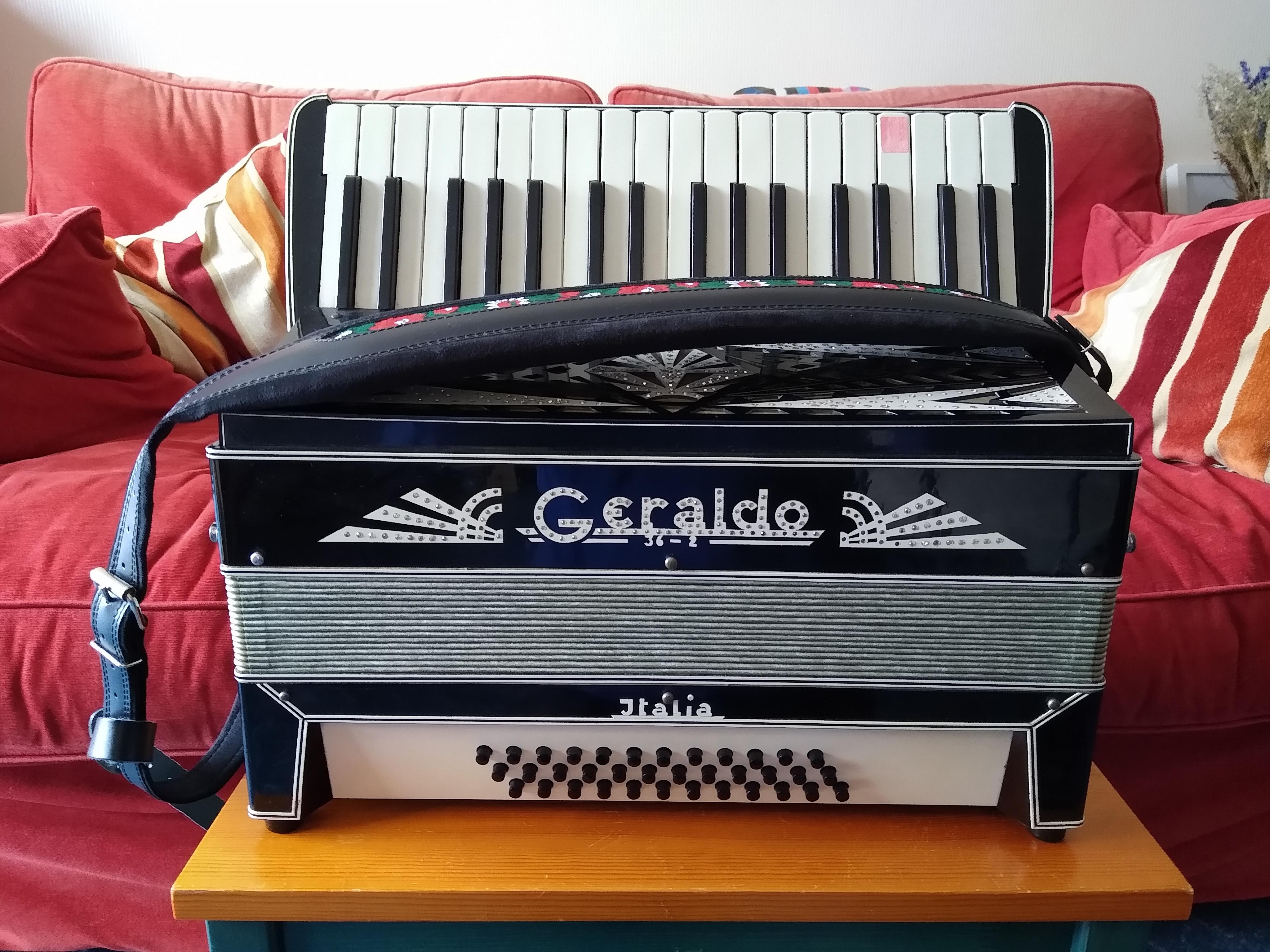 My Accordion. A second hand eBay purchase many years ago. Thankfully