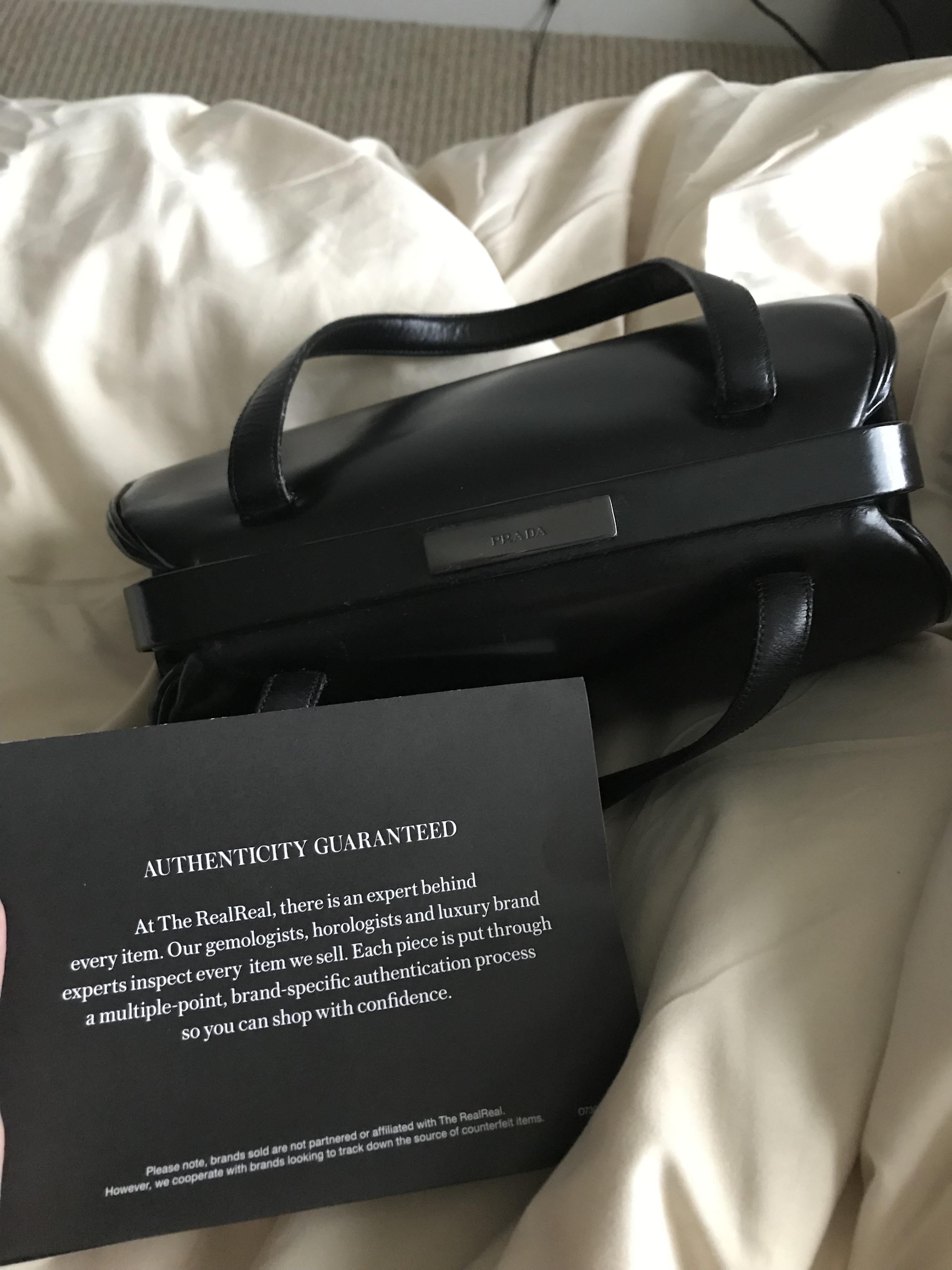 Authenticated Prada handbag for 25 at my local thrift store r