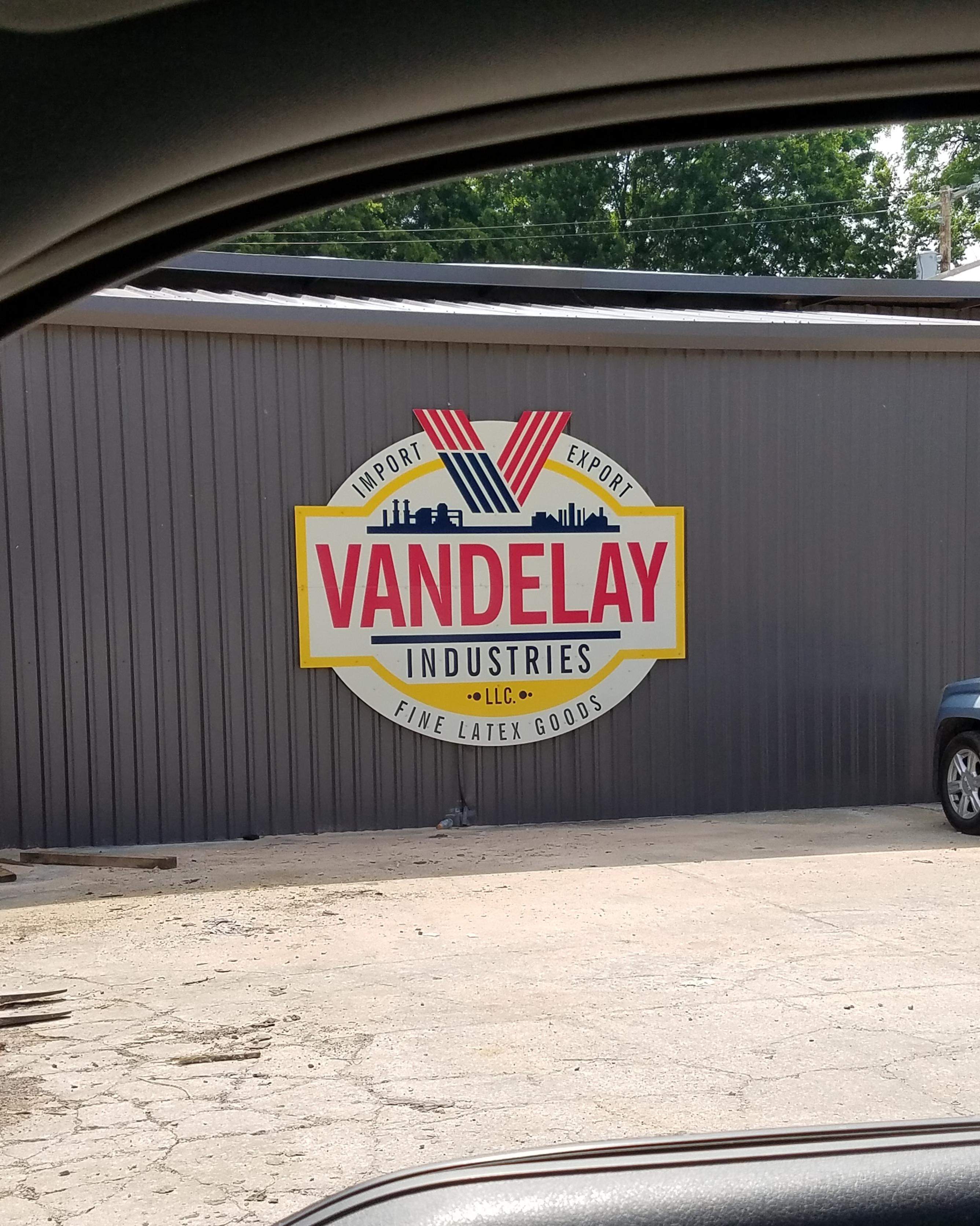 New sign for the Vandelay Industries, Tulsa, Oklahoma hub, just went up