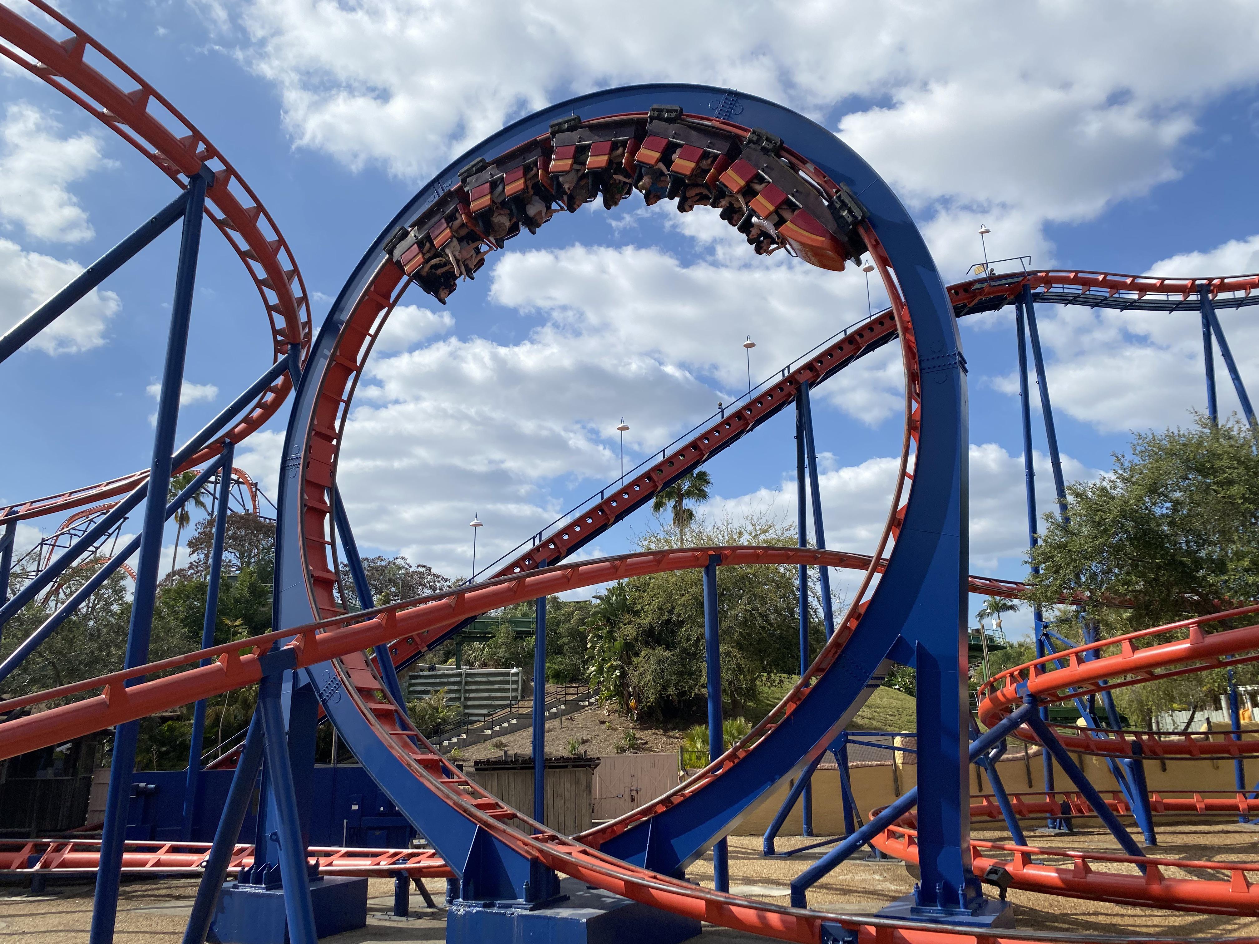 Not many 60foot tall coasters as intense as [Scorpion] is. r