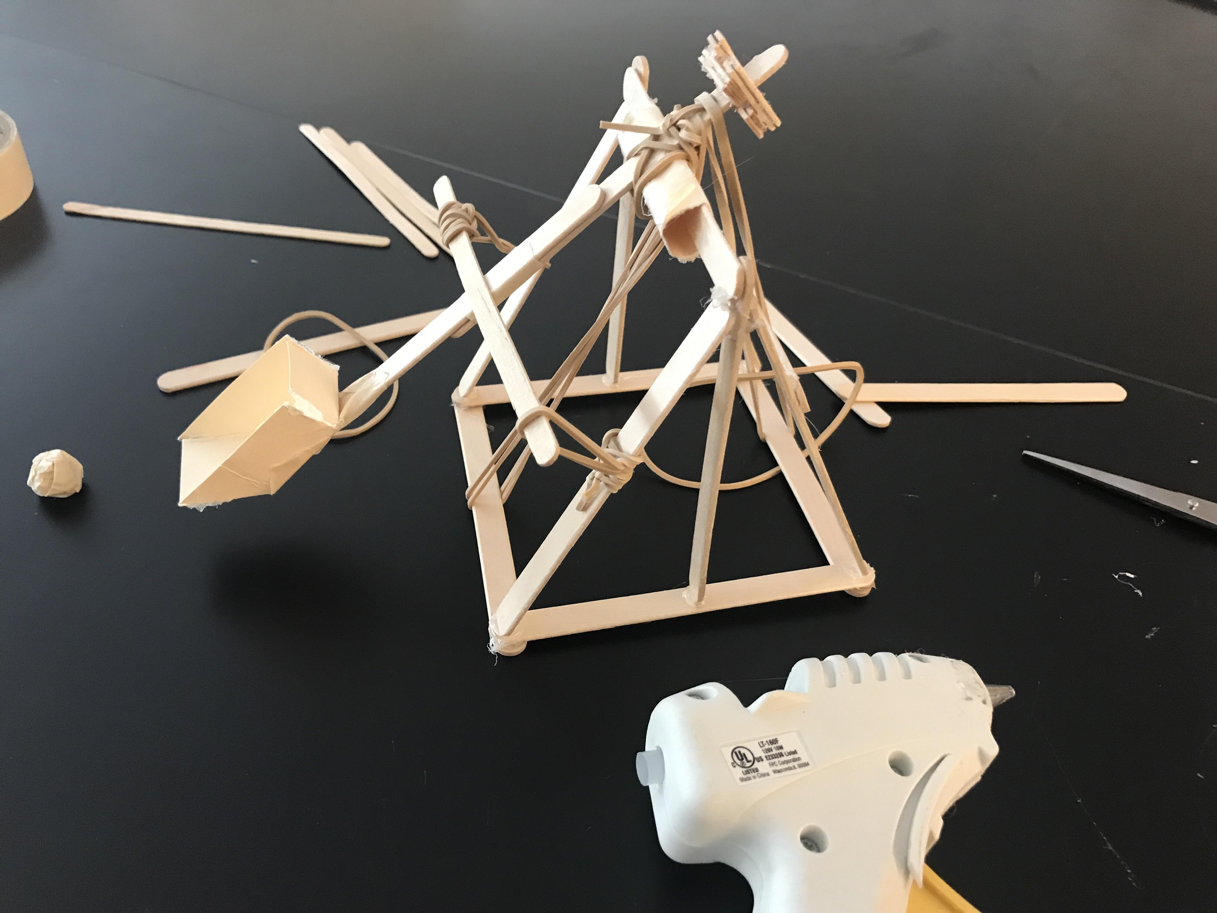 Made a popsicle catapult child me would be proud of. r/somethingimade
