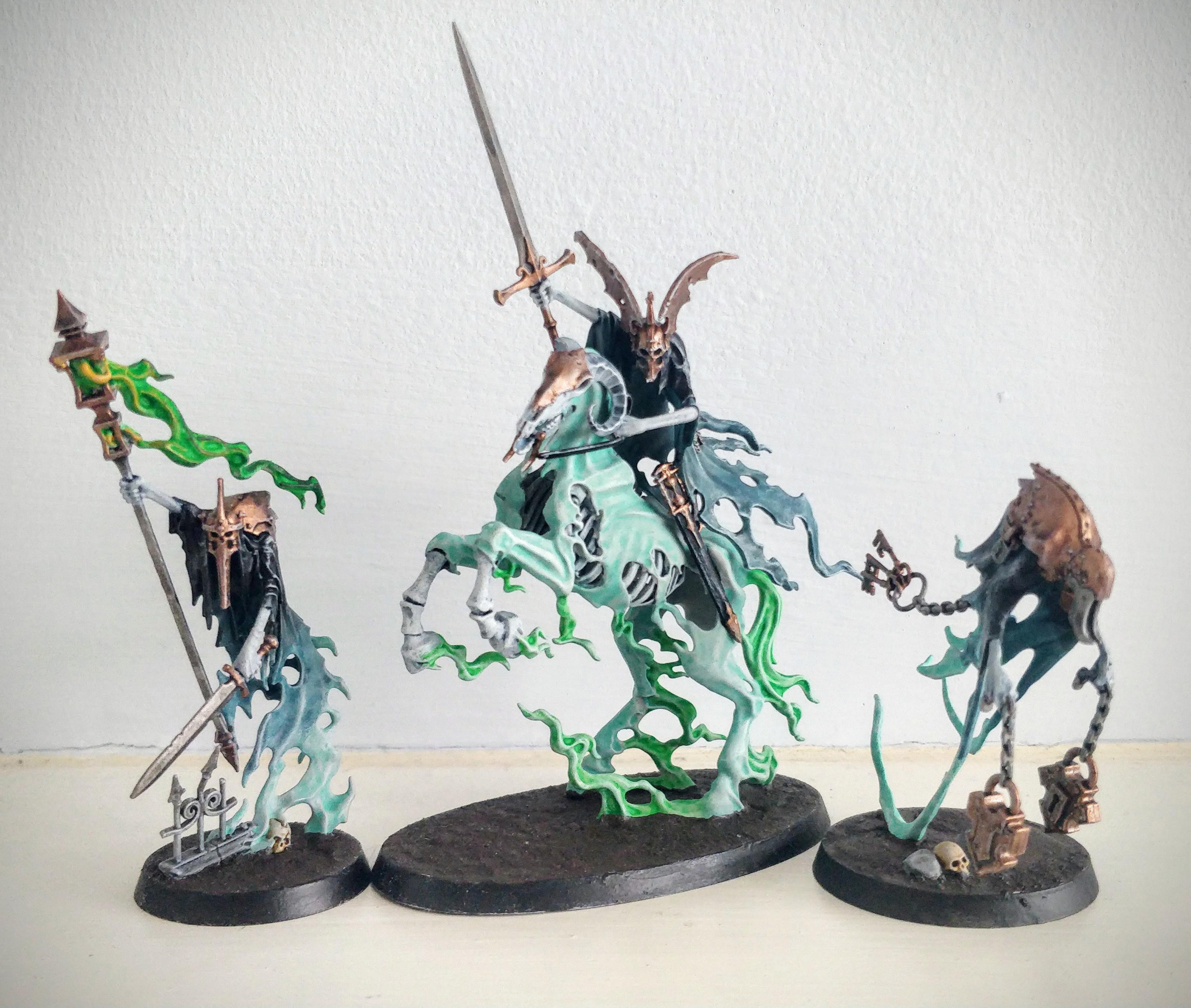 Full contingent of Nighthaunt characters finished now! So much fun to
