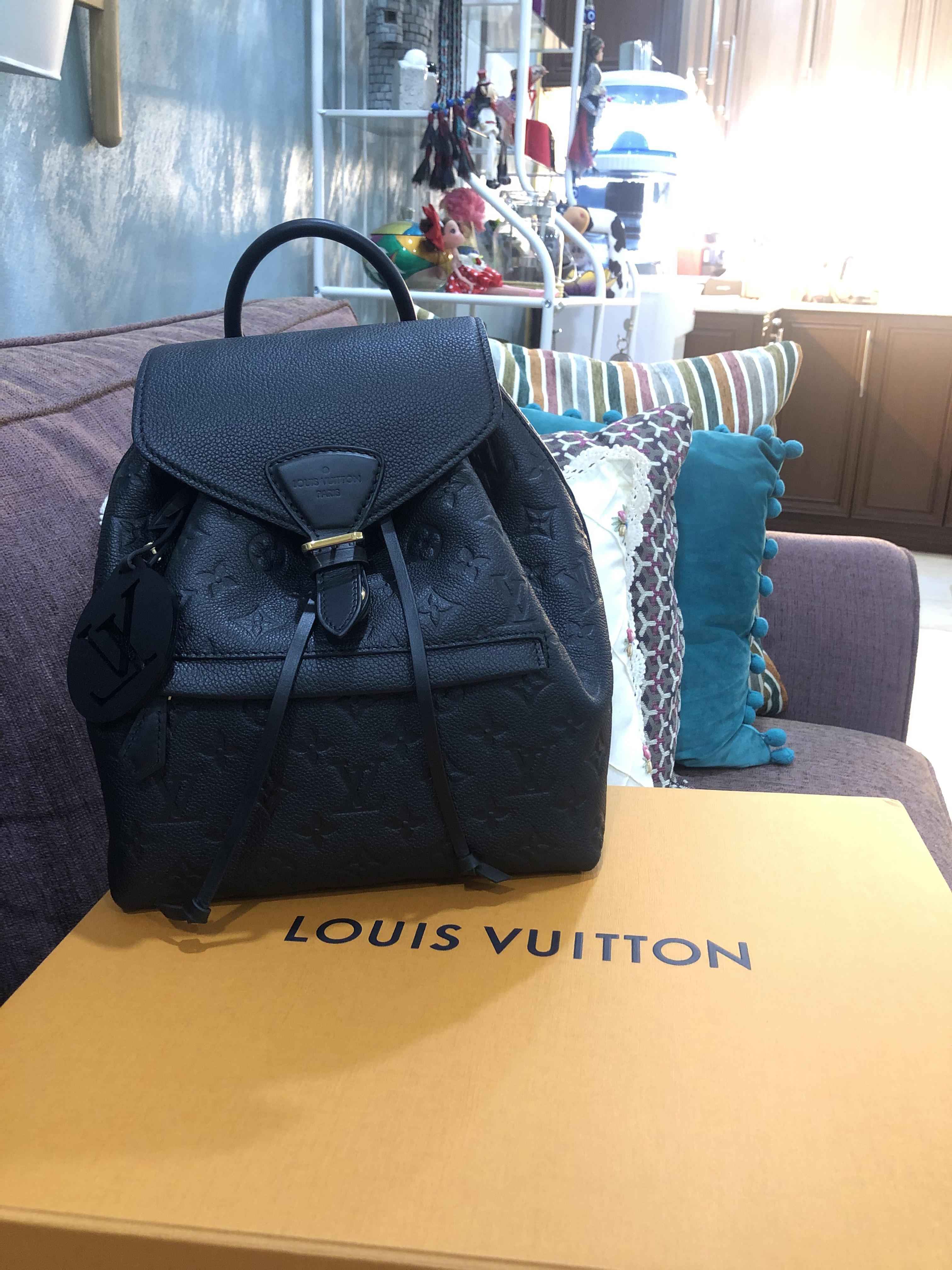 Just got the montsouris backpack in black r/Louisvuitton
