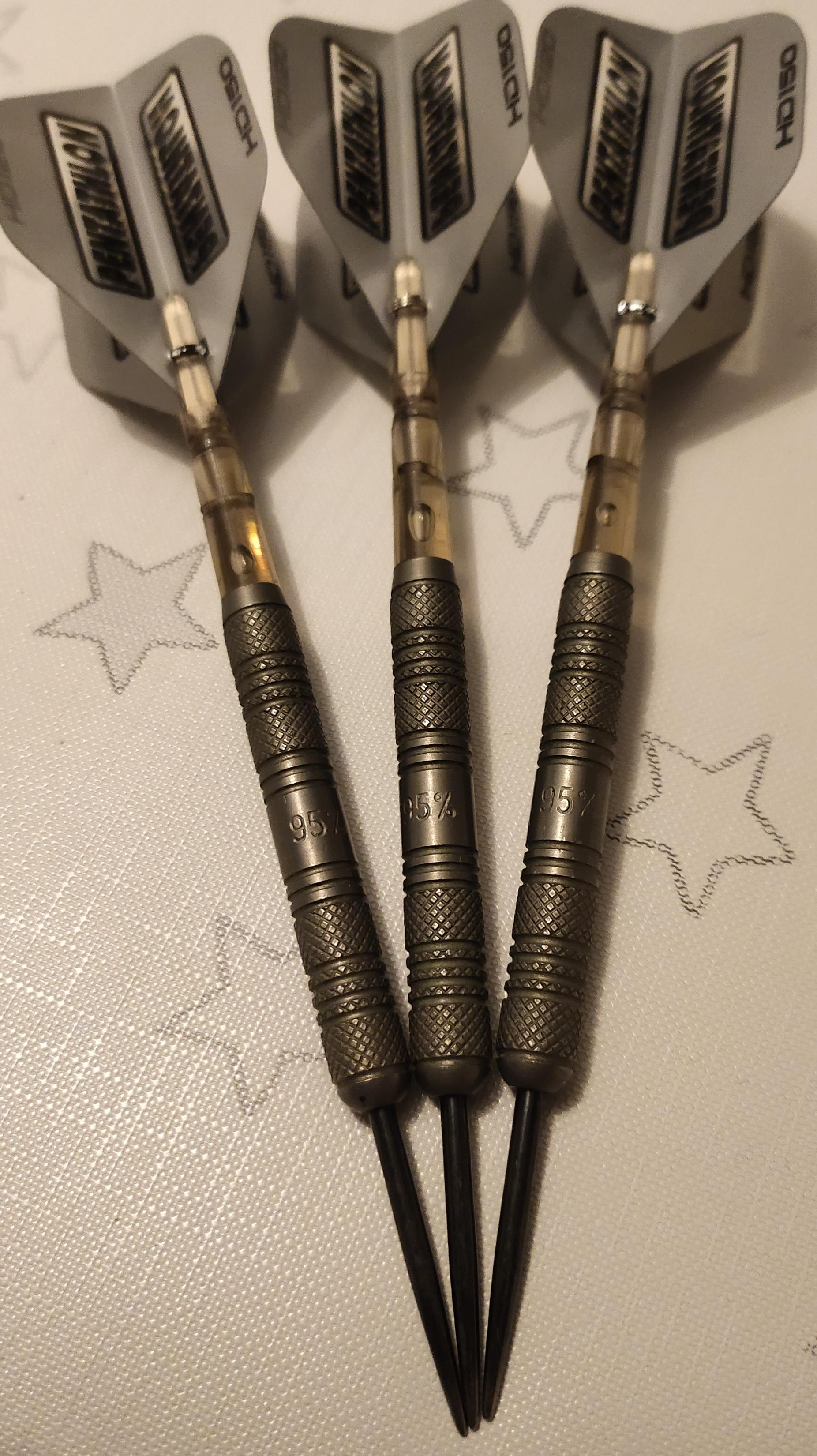 Old Darts Day Harrows Atlantis 26g. The first thing I bought with my