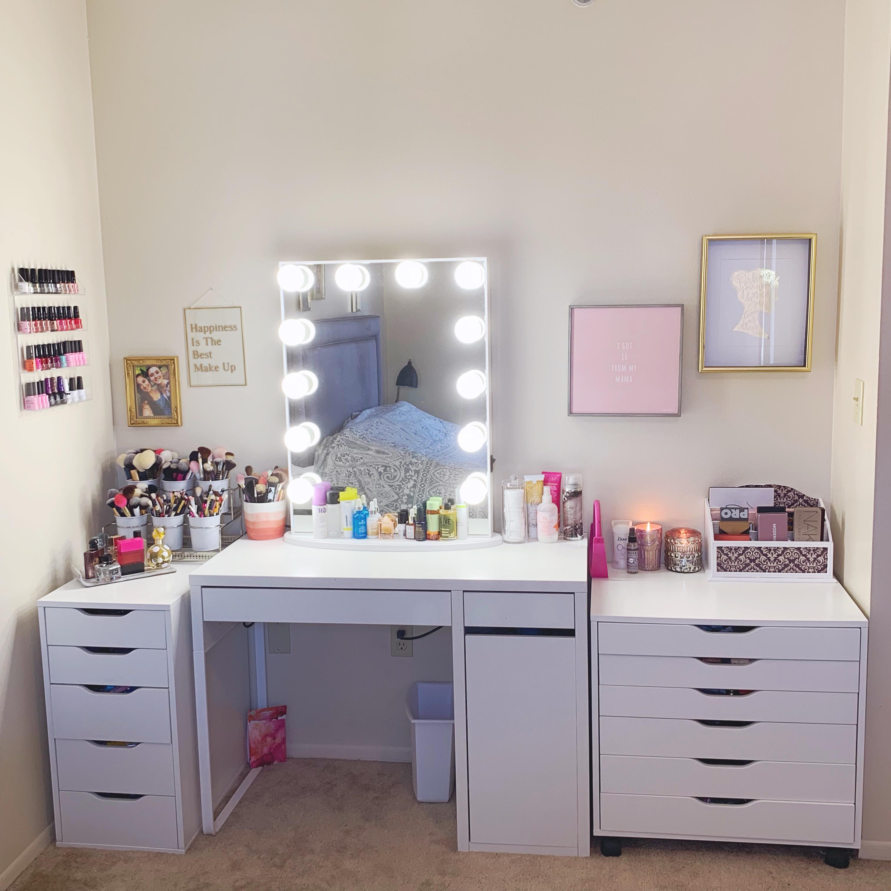 My current vanity set up!