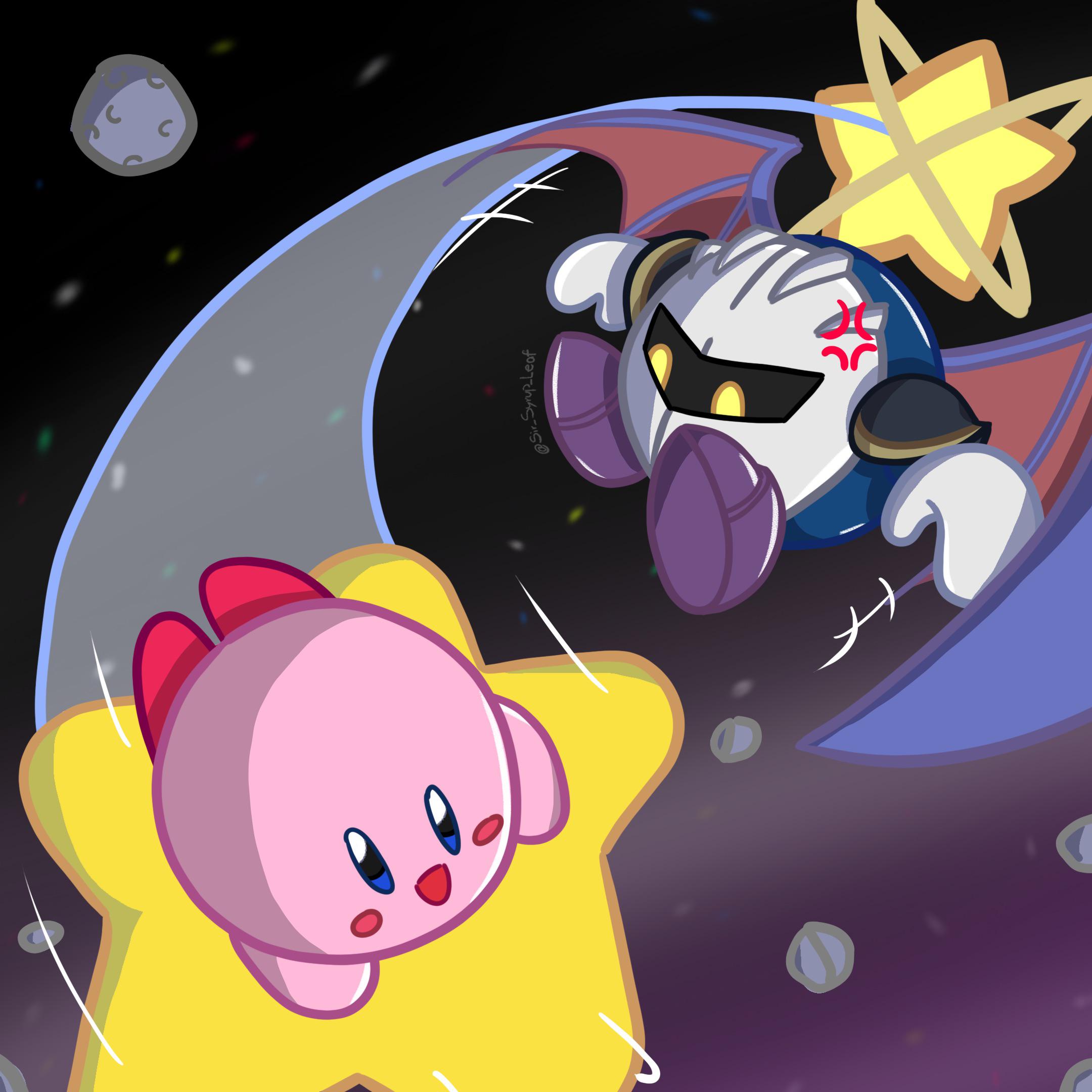 Kirby and Meta Knight by me! r/Kirby