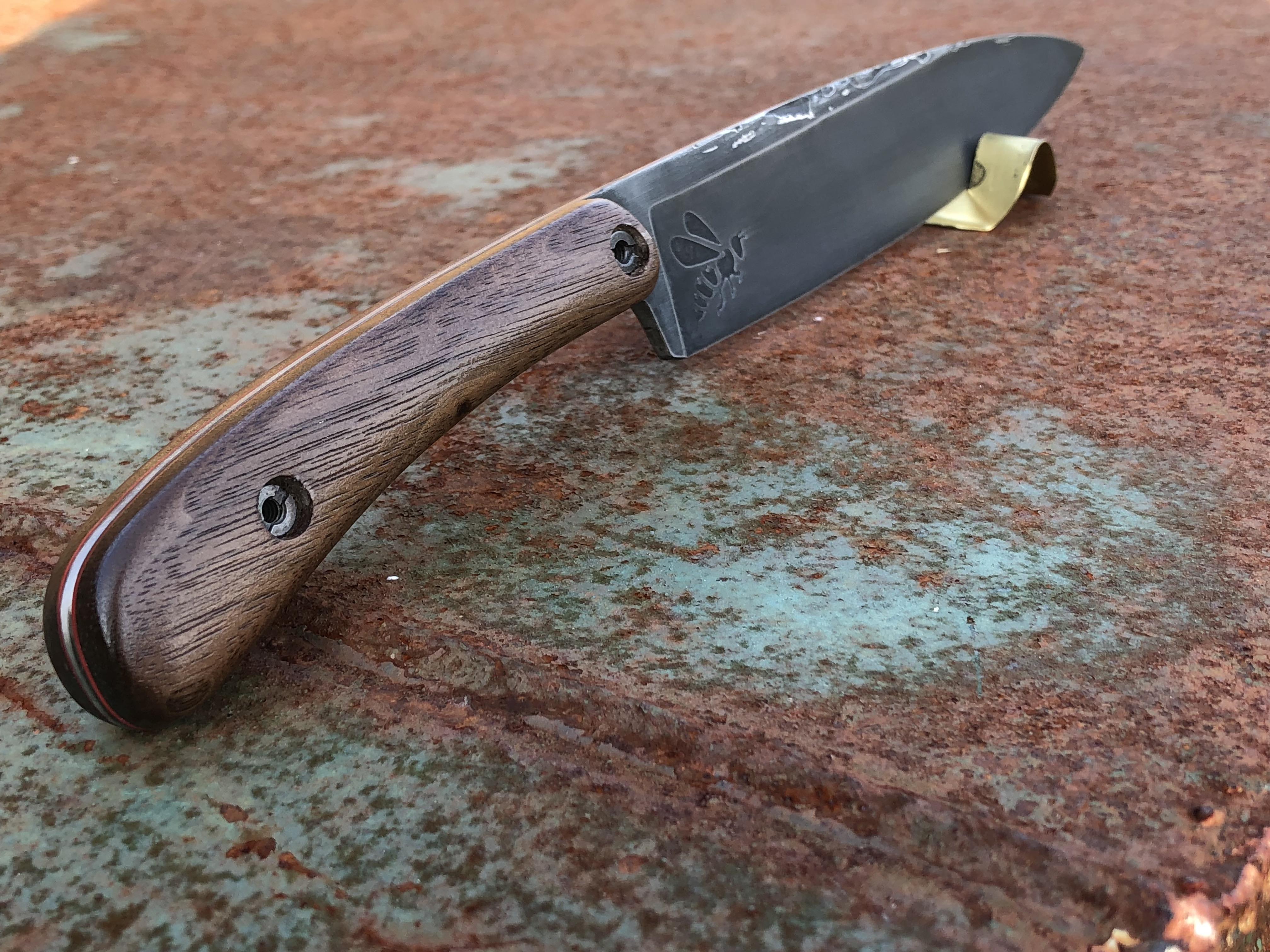 🐝 ‘bird & trout’ game knife r/Bladesmith