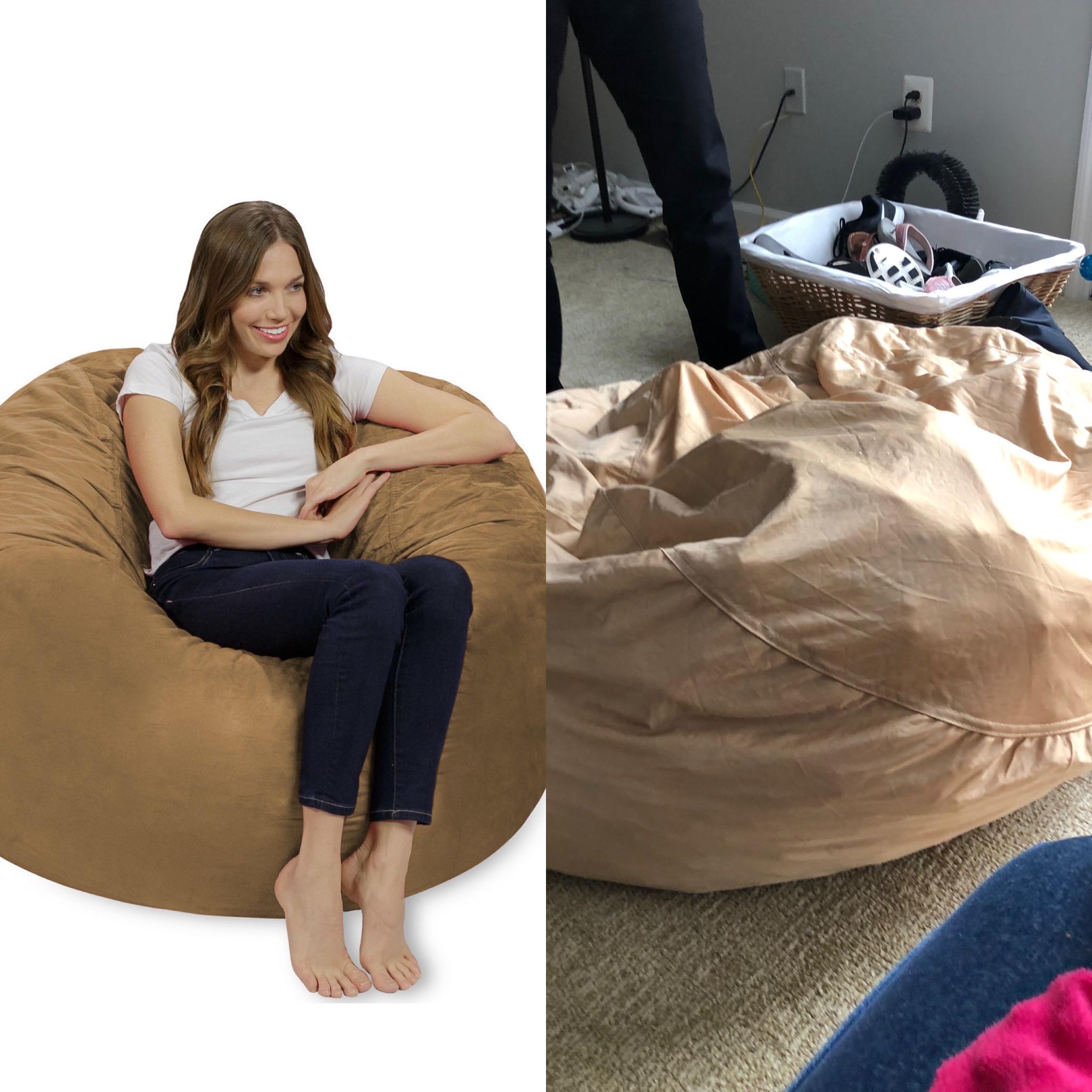 My Air Mattress Has A Lump I thought I ordered a bean bag, instead I got a large lump that&rsquo;s