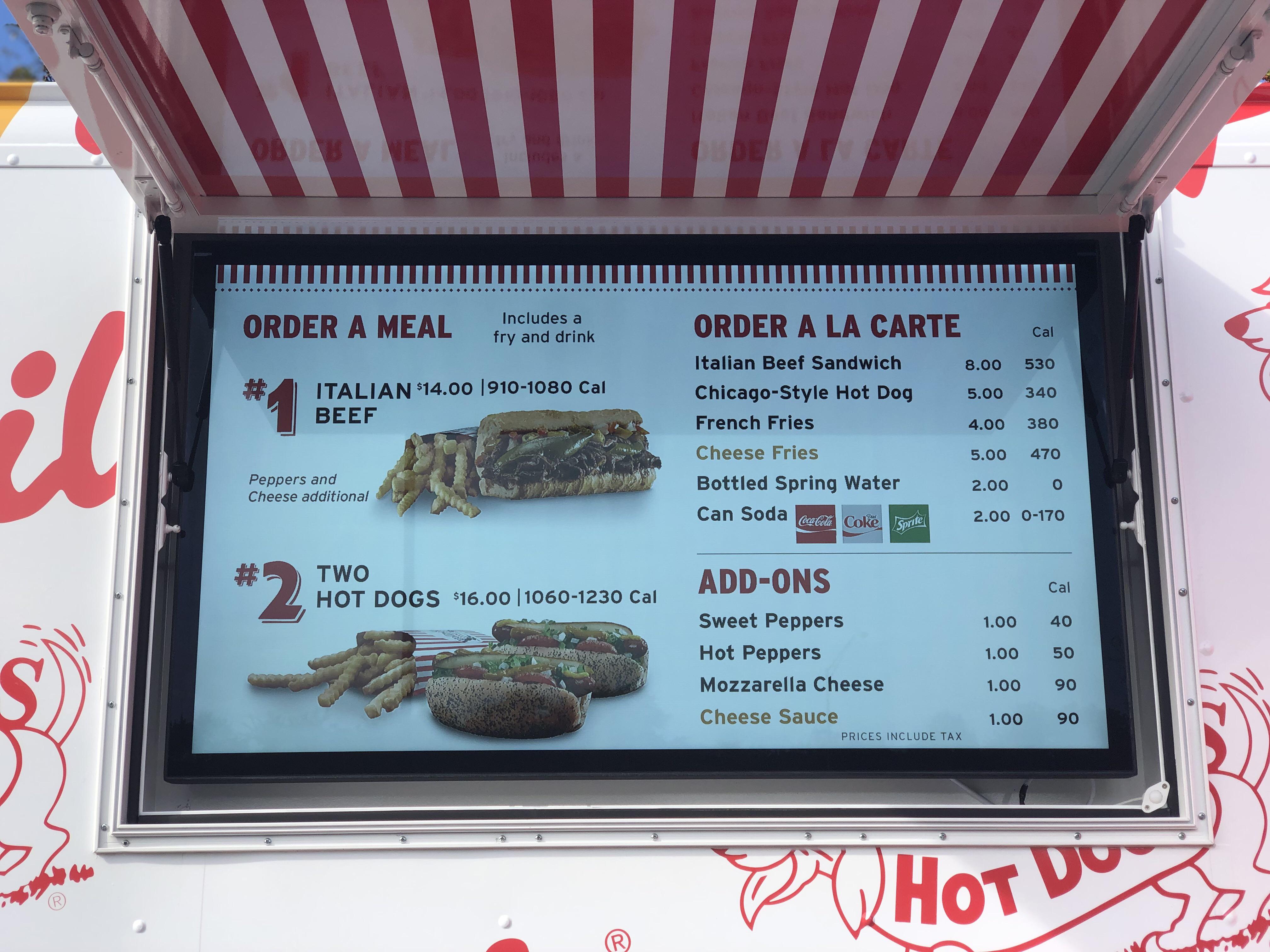 Portillo’s food truck prices fortwayne