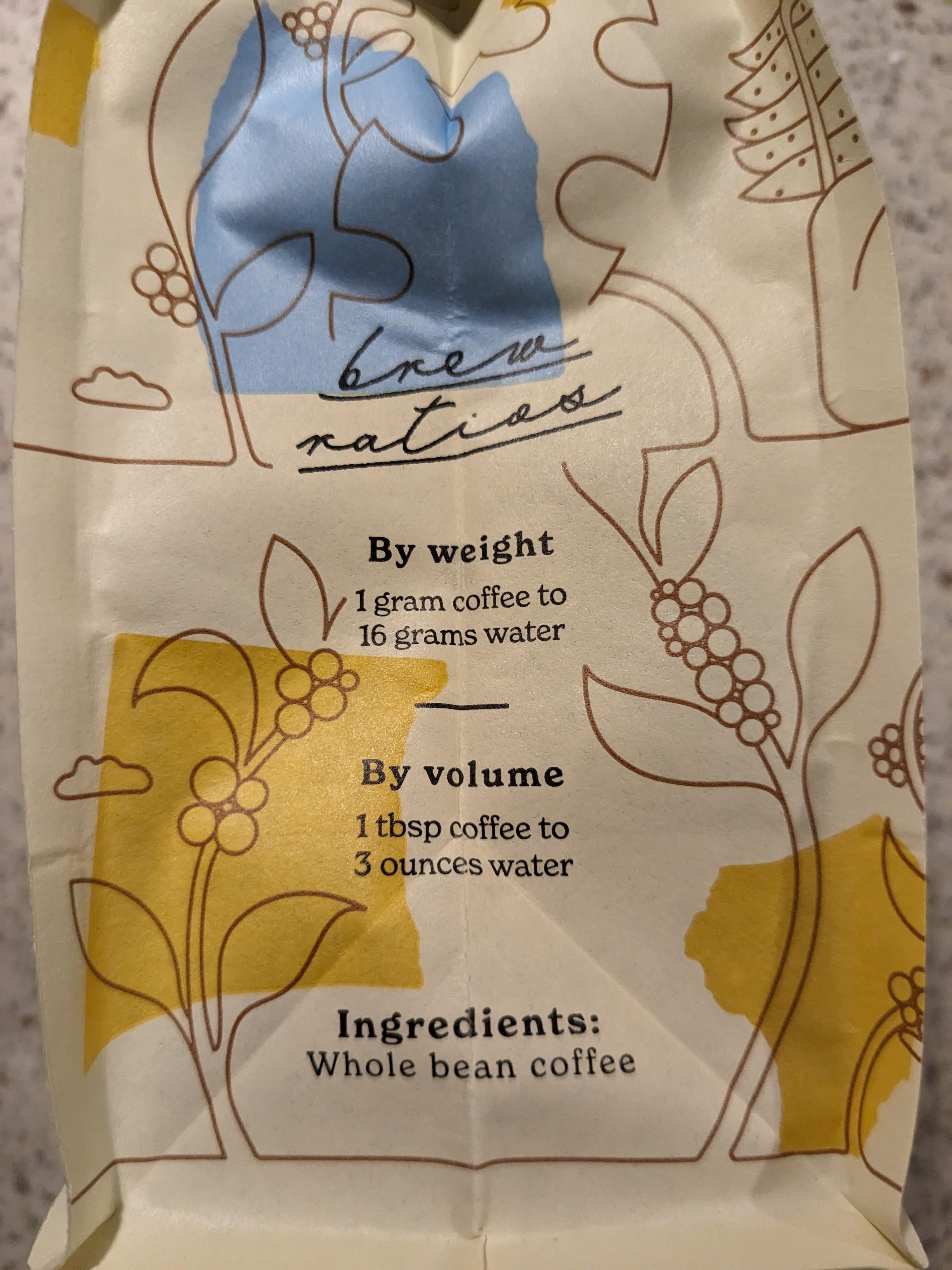 How should I convert from this (pour over?) ratio to a espresso one