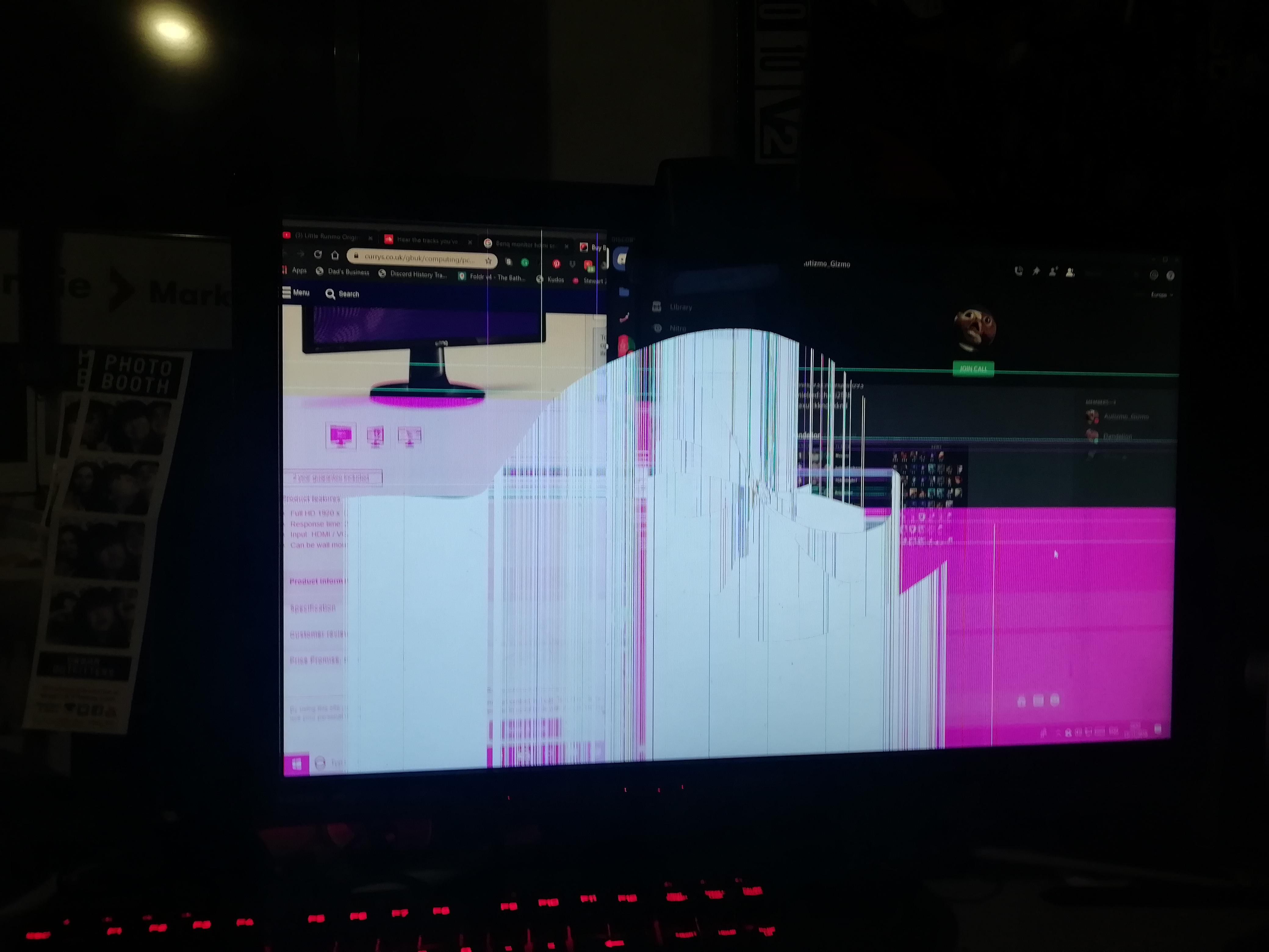 Can this sort of damage be repaired or is it just completely destroyed? r/Monitors