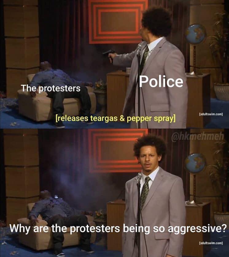 Also with rubber bullets and bean bag rounds r/HongKong