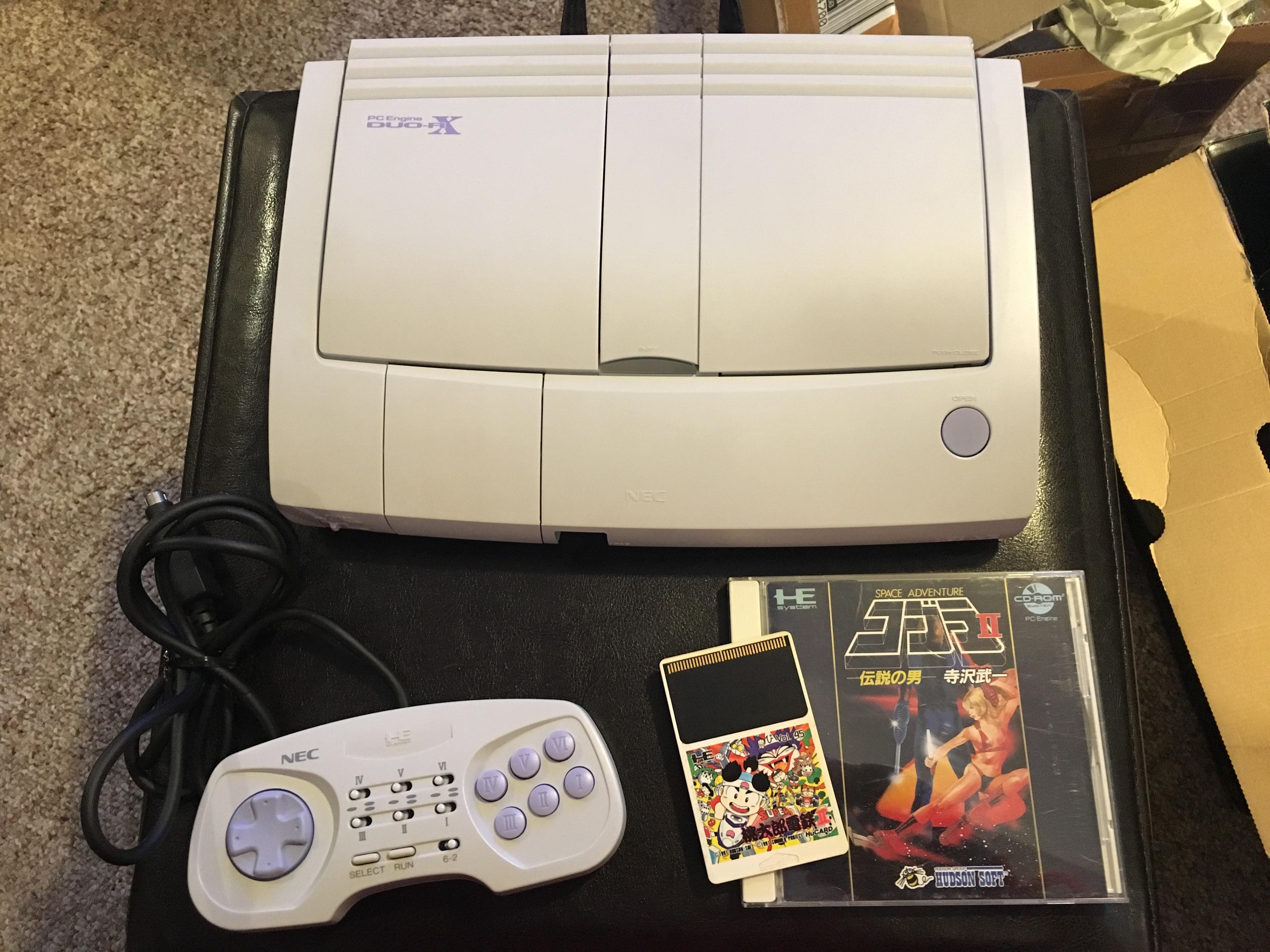 Straight out of Osaka, Japan, I finally got my hands on a PC Engine Duo