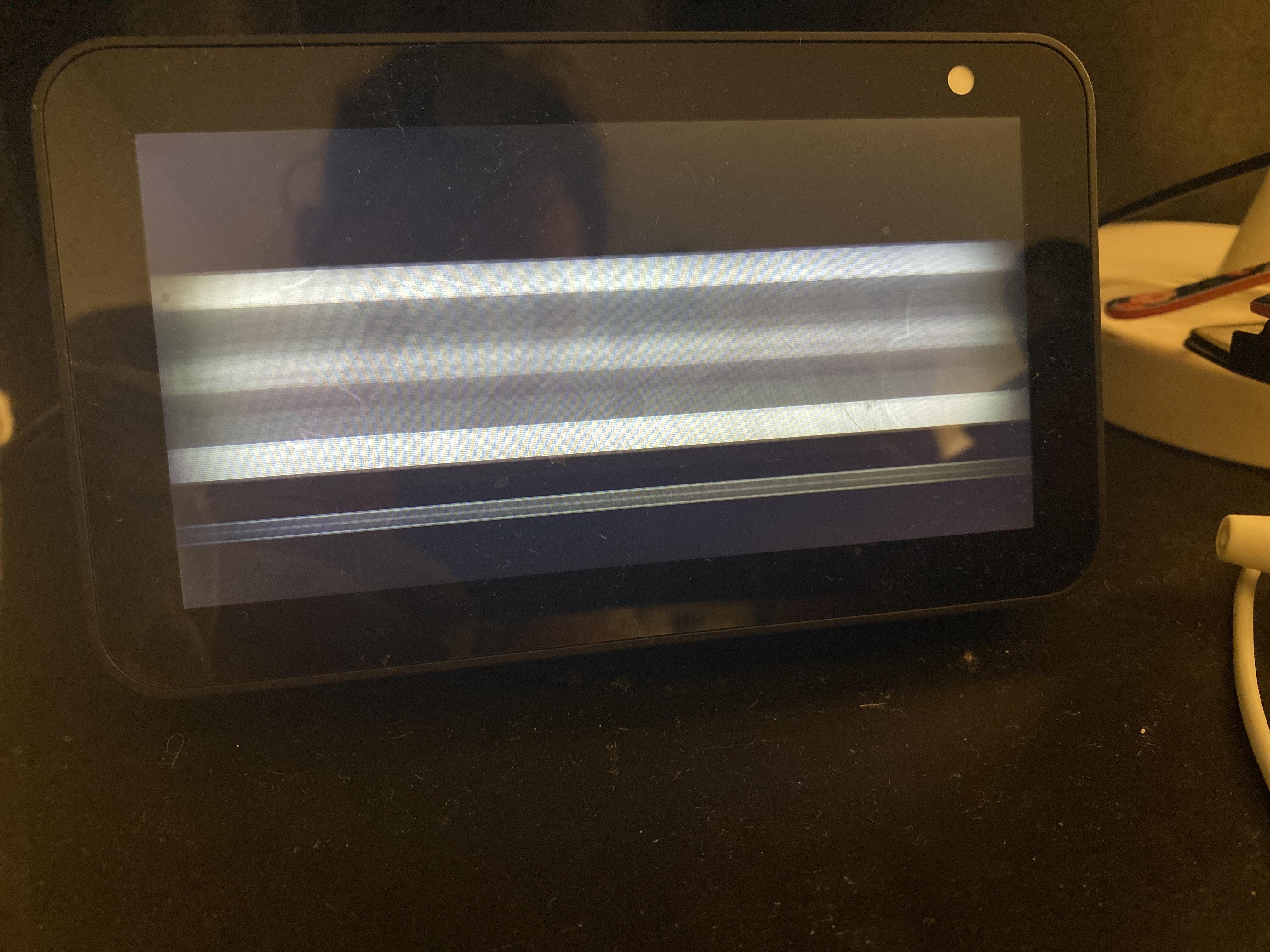 Anyone know why my Echo show 5 keeps doing this? I bought it in