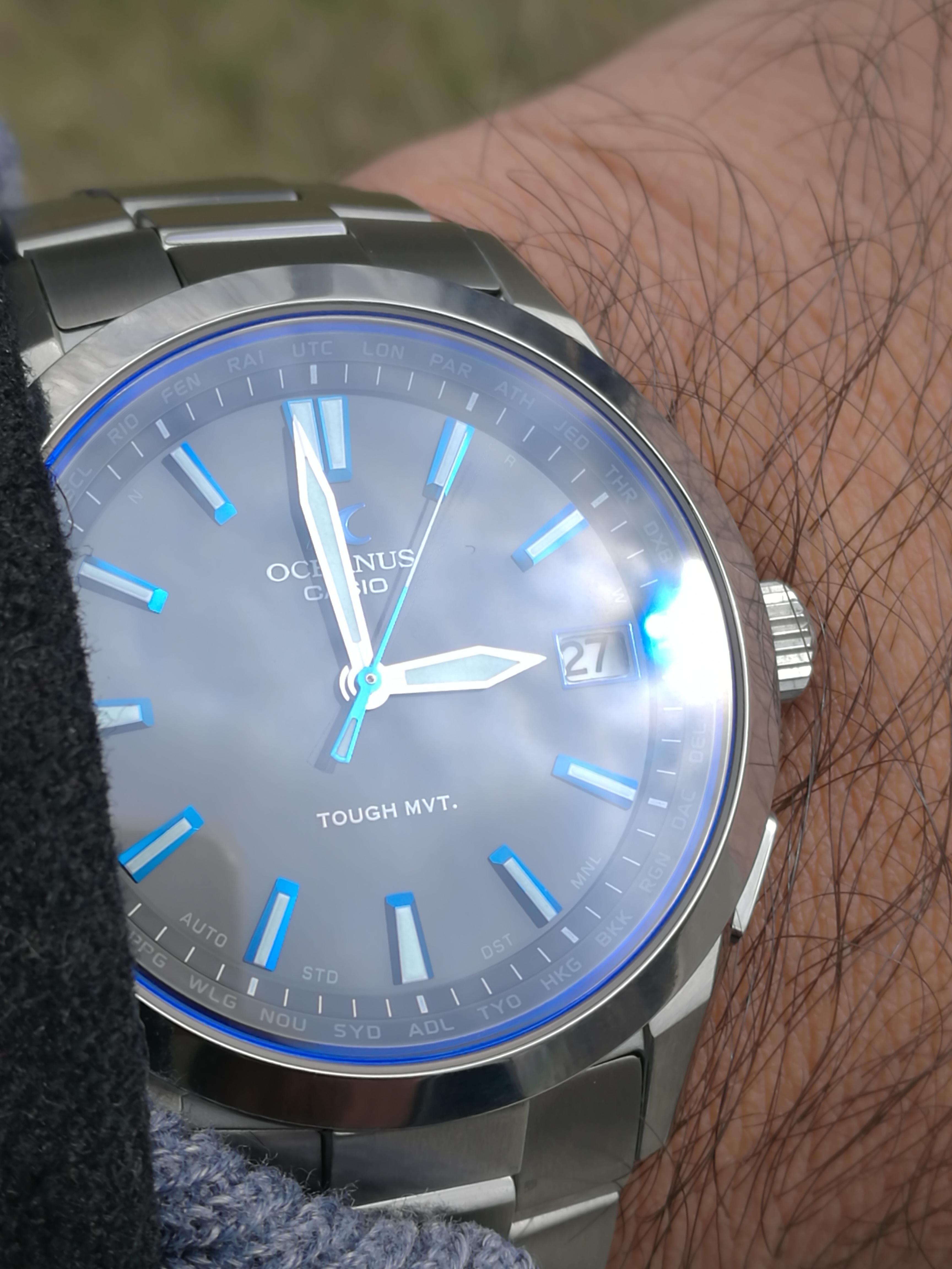 [Casio] Oceanus solarpowered atomic time with perpetual calendar in a