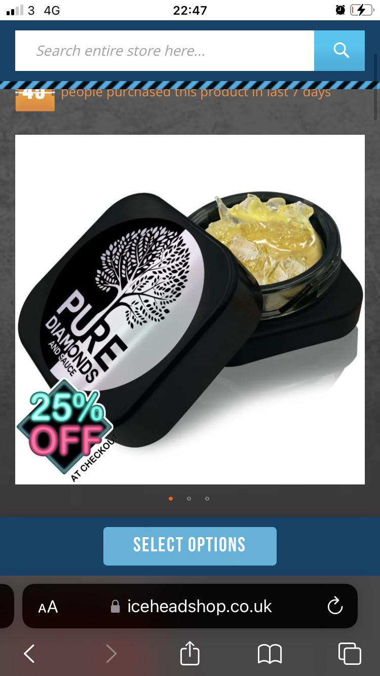 Ice diamonds and sauce. I chose banana runtz terps Anyone