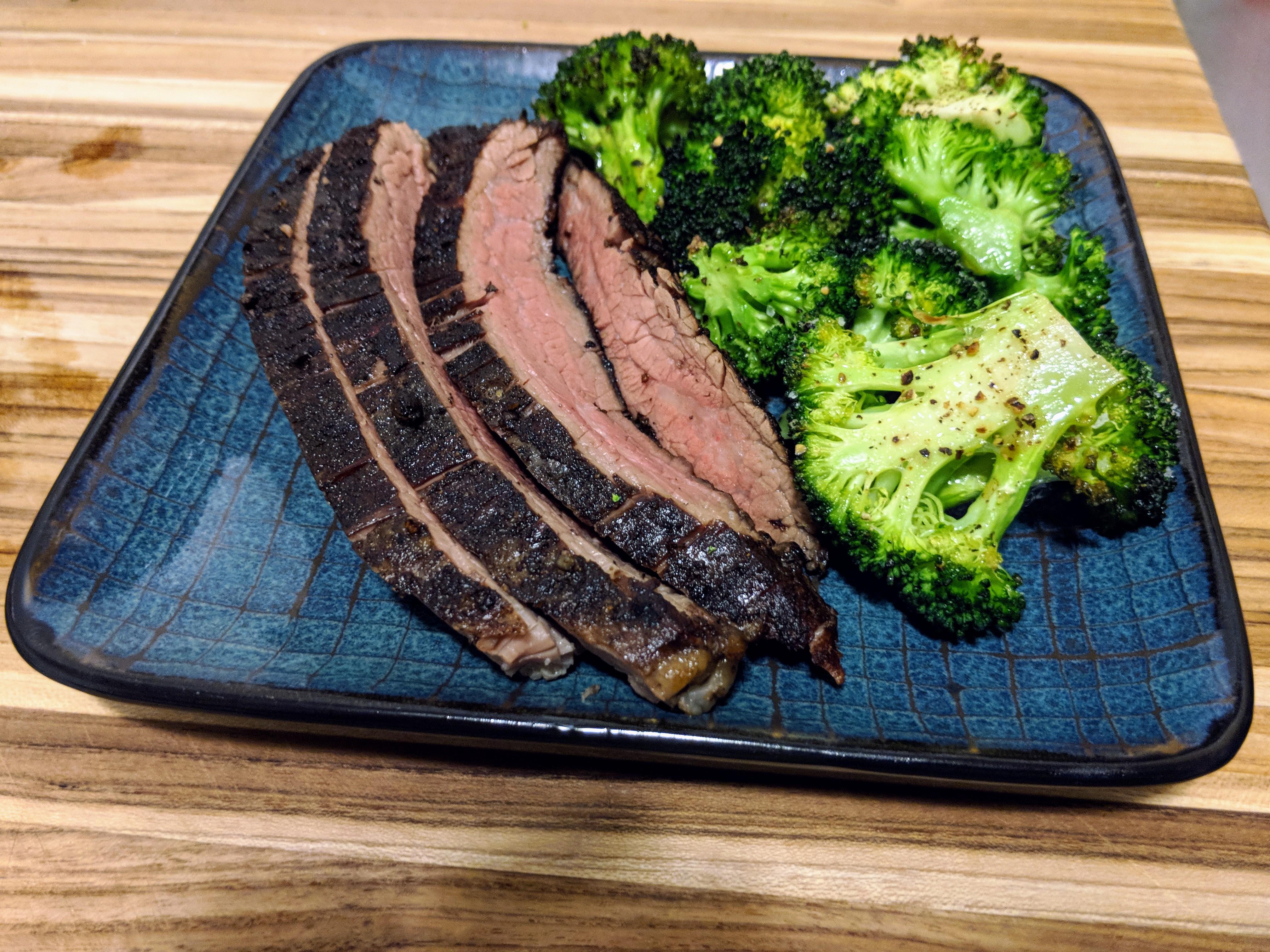 [food pic] 24 hr Flank steak with broccoli r/Paleo
