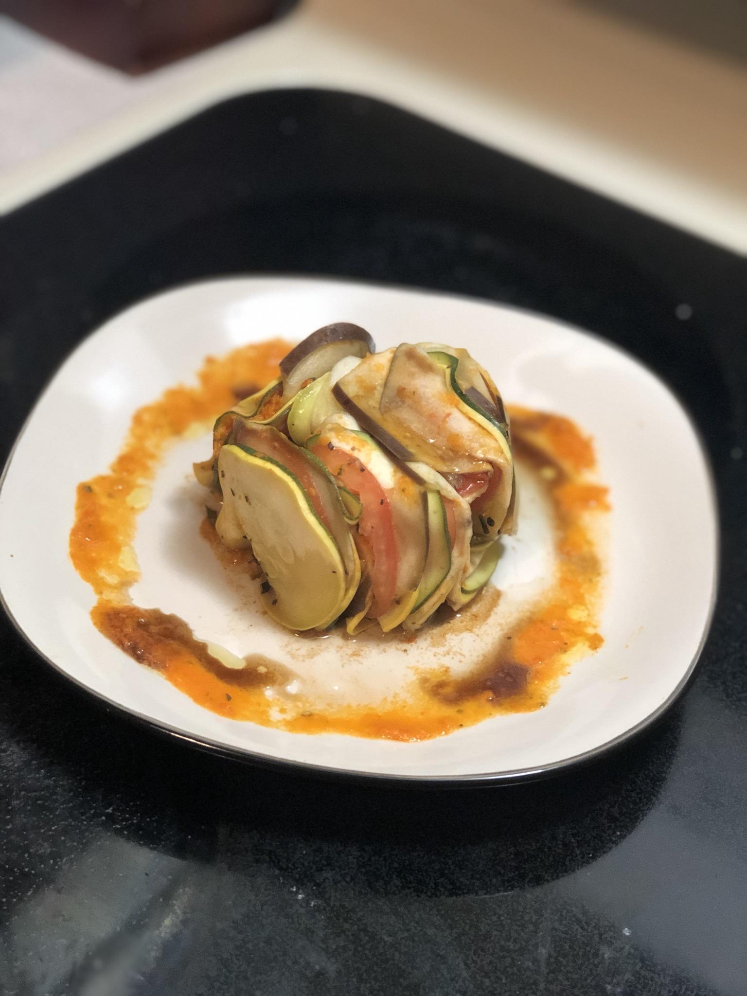 Confit Byaldi (with habanero sauce) CulinaryPlating
