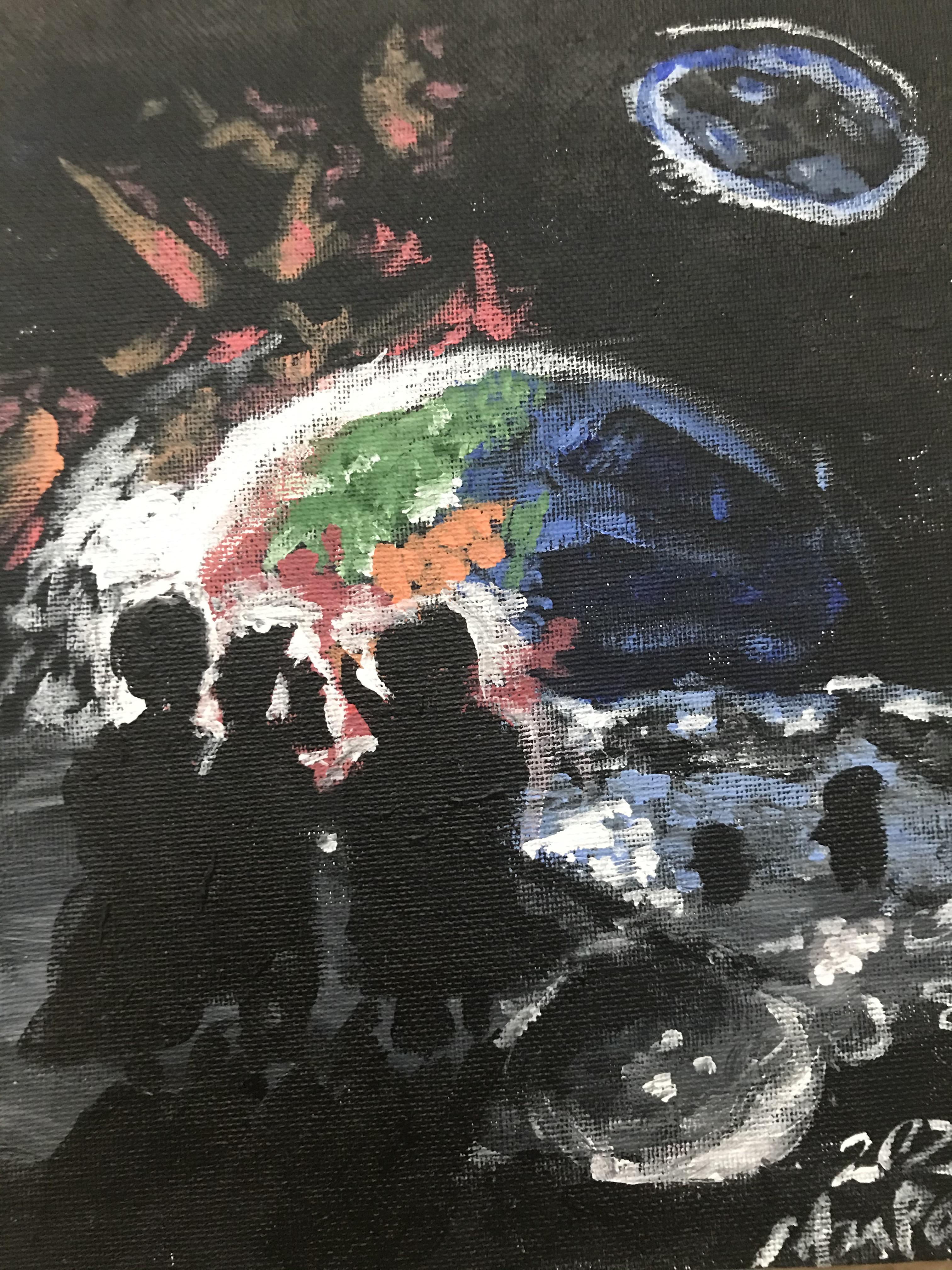 Eternal atake album cover I painted r/liluzivert