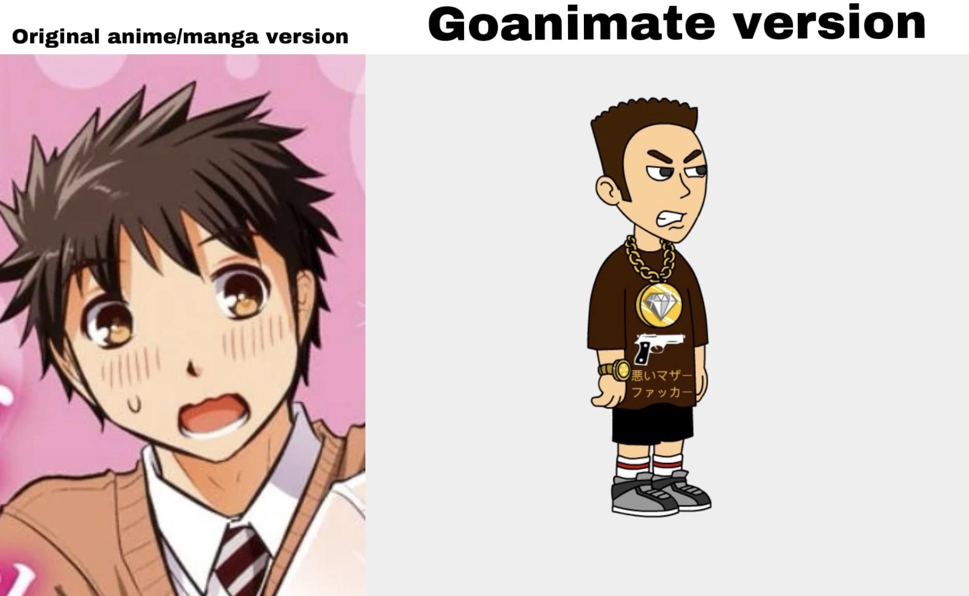 Turned Saotome Hodaka from the Yankee JK manga into a