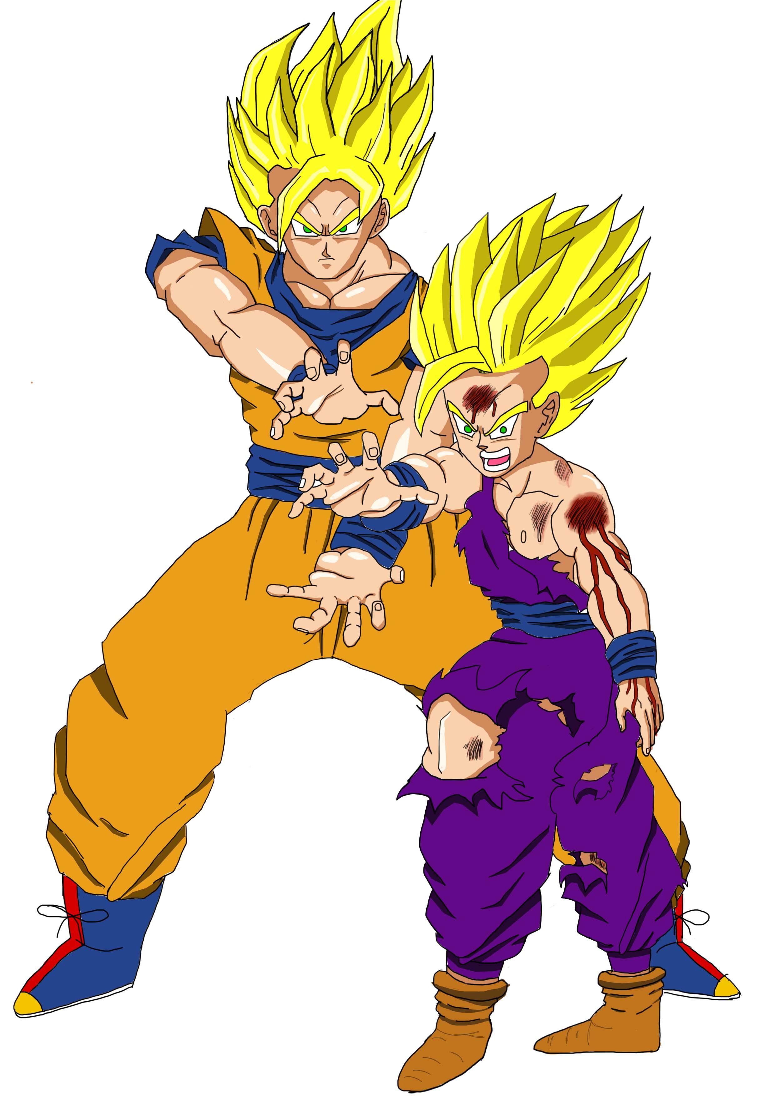 [Fanart] Looking for advice on how to improve my DBZ drawings. dbz