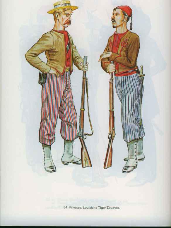 Louisiana tiger zouaves uniform during the civil war r/uniformporn