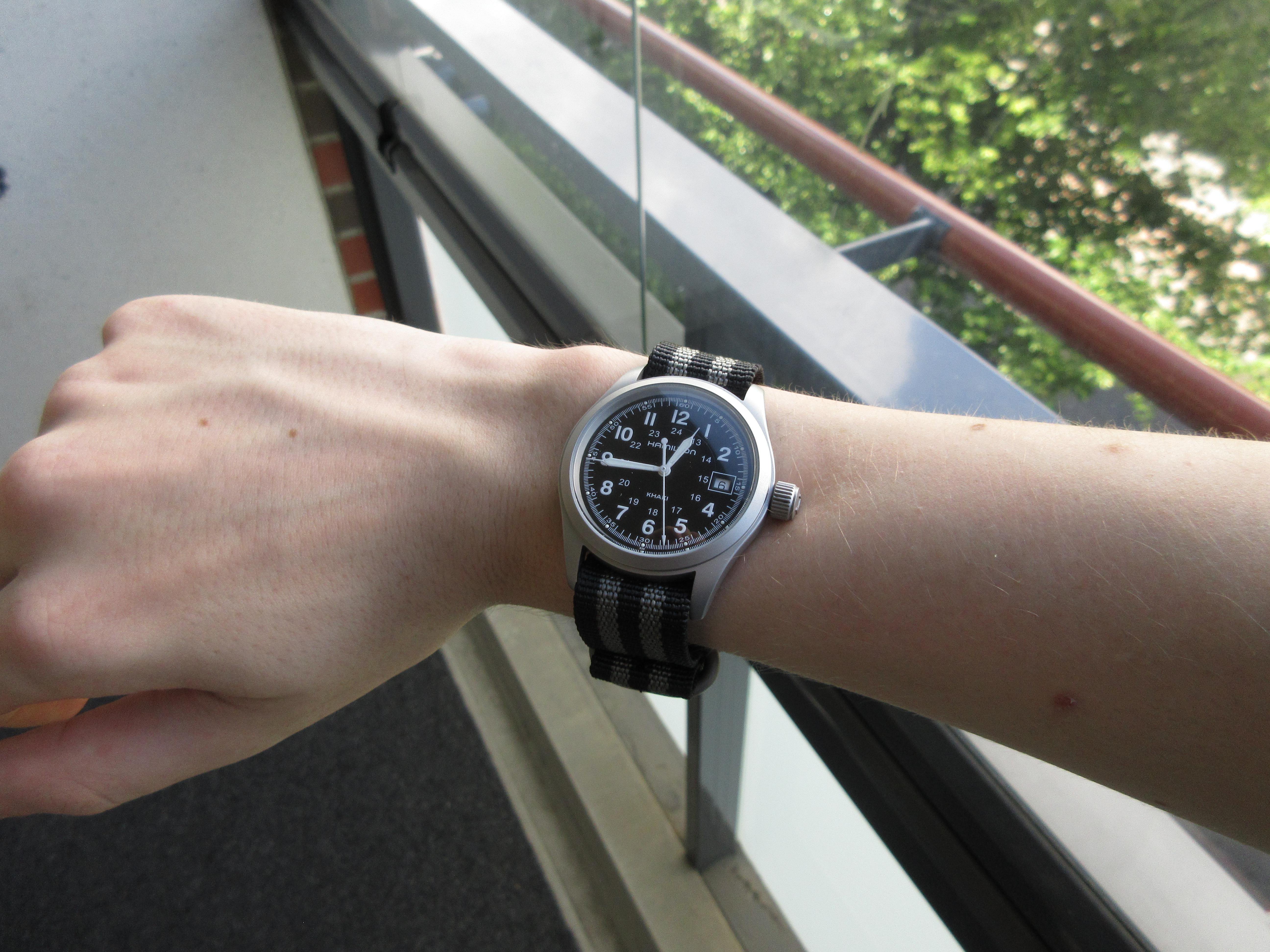 [Hamilton] Finally got the Nato strap for my Khaki Field r/Watches