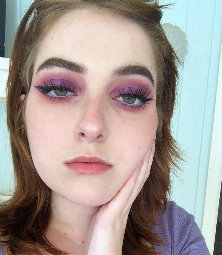 I often do my makeup without my glasses on because eyeliner is a pain