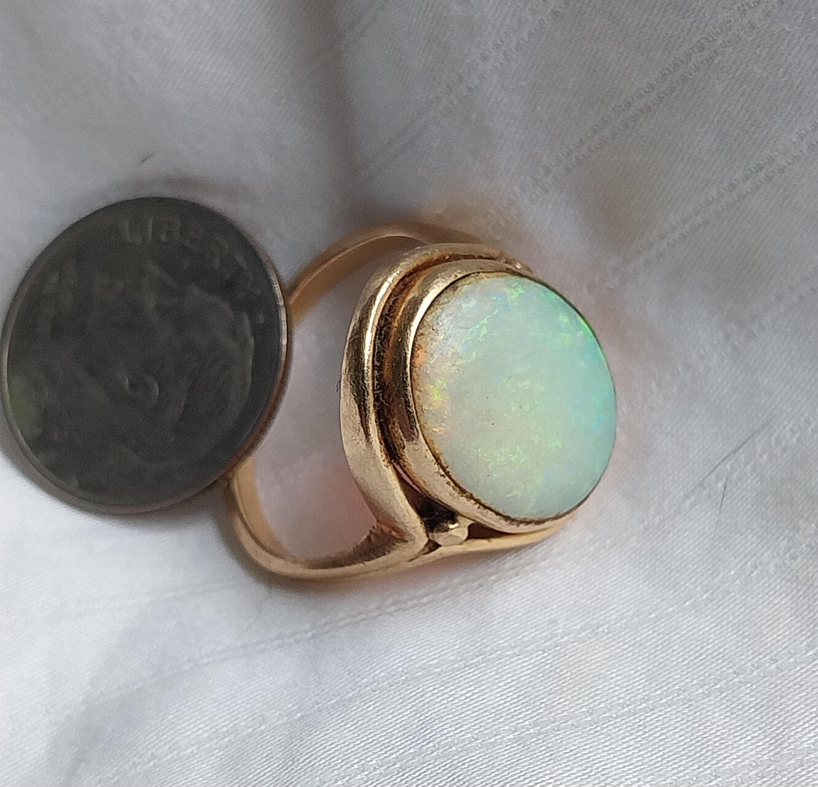 My Grandma gave this gold and opal ring to me to give my fiance in 1979