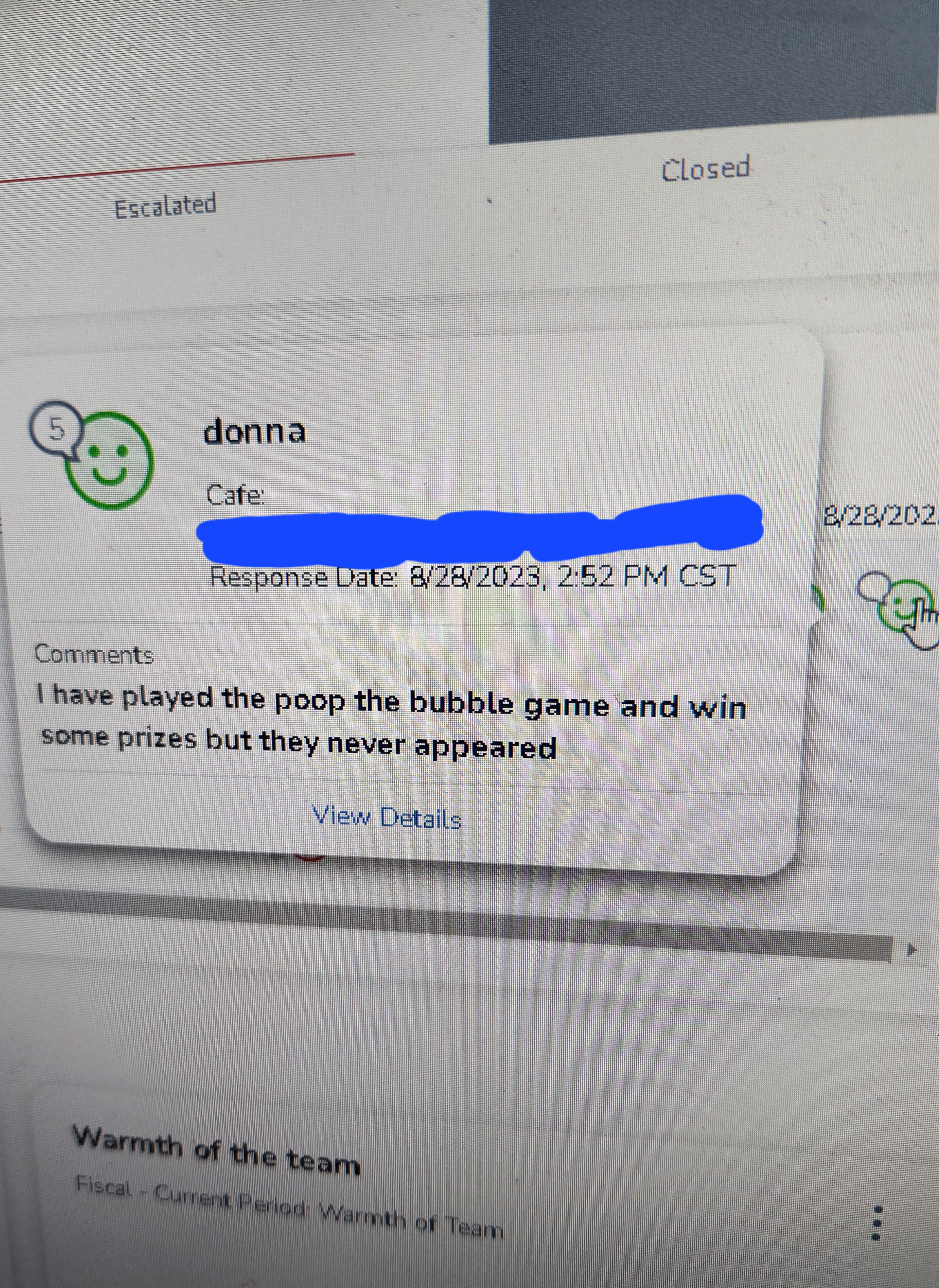 got this health comment last night r/Panera