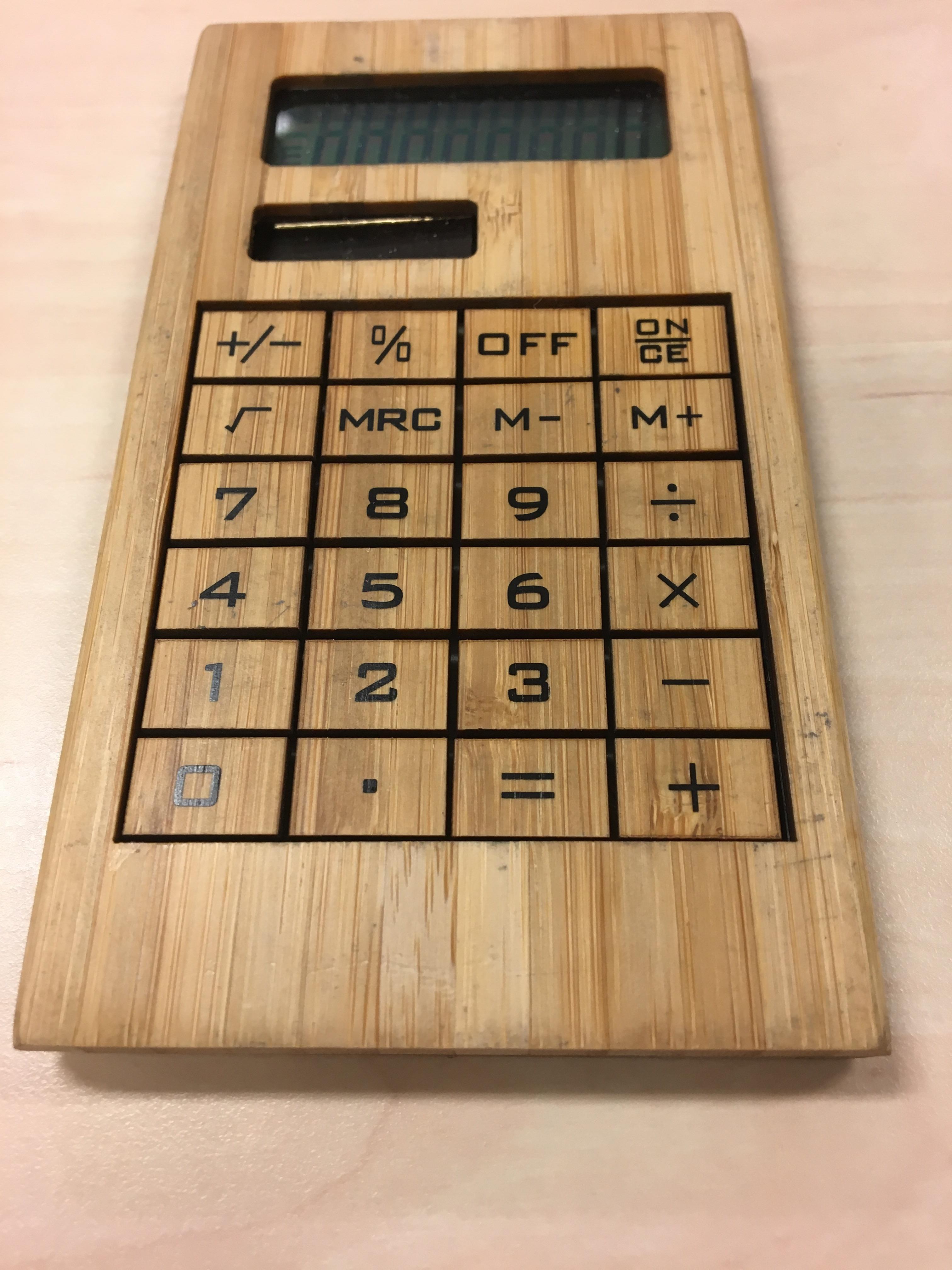 This wooden calculator r/DesignPorn